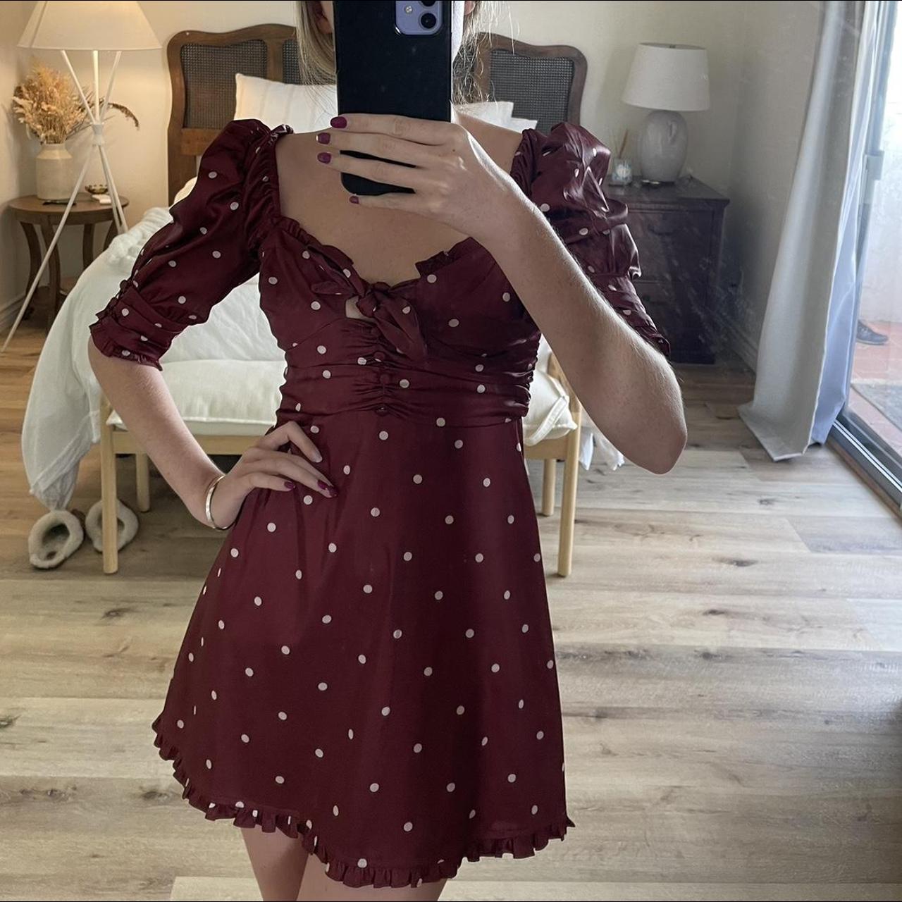 For love shops and lemons red polka dot dress