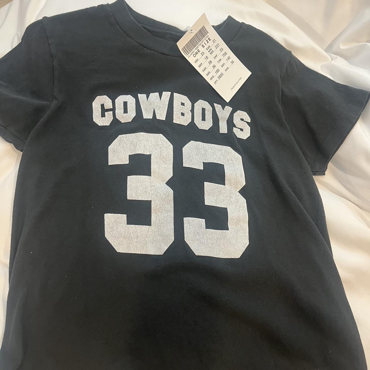 NWT brandy melville cowboys 33 baby tee... Depop
