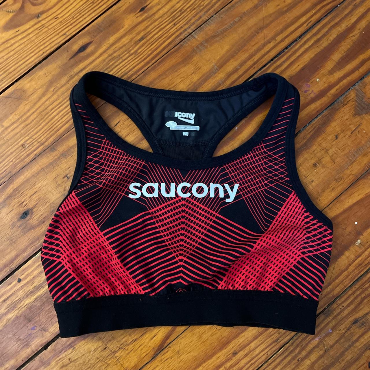 Reebok Women's Black Medium Impact Sports Bra Size - Depop