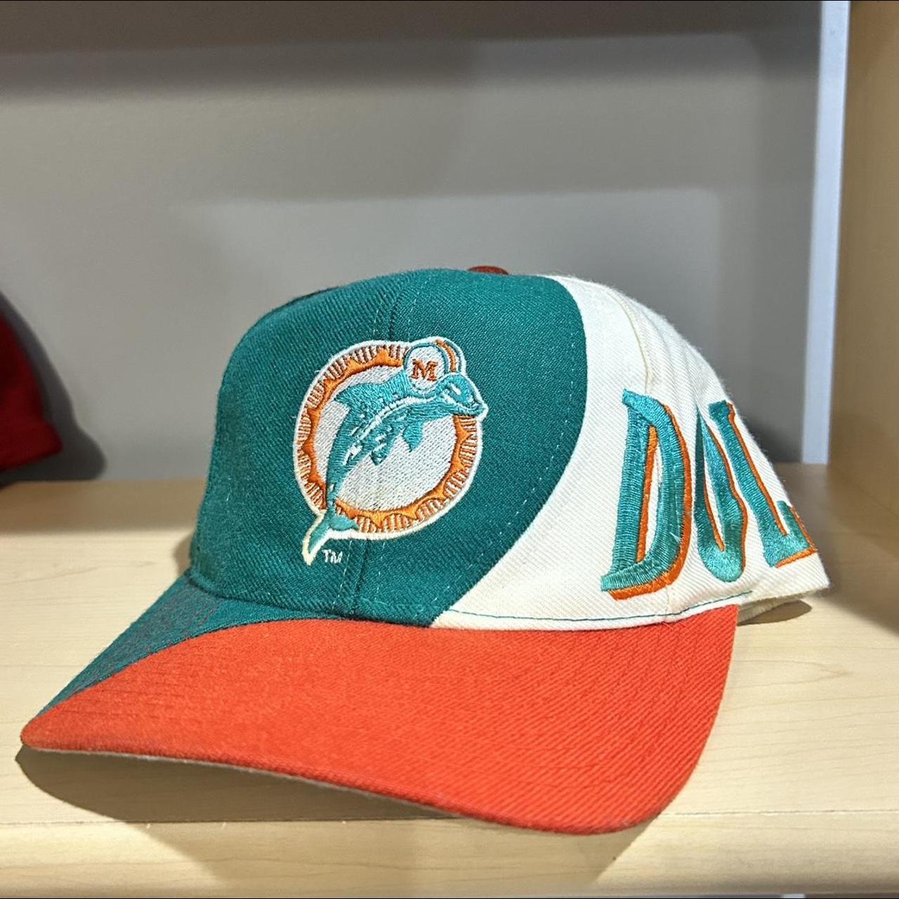 90s Miami Dolphin’s hat - Depop