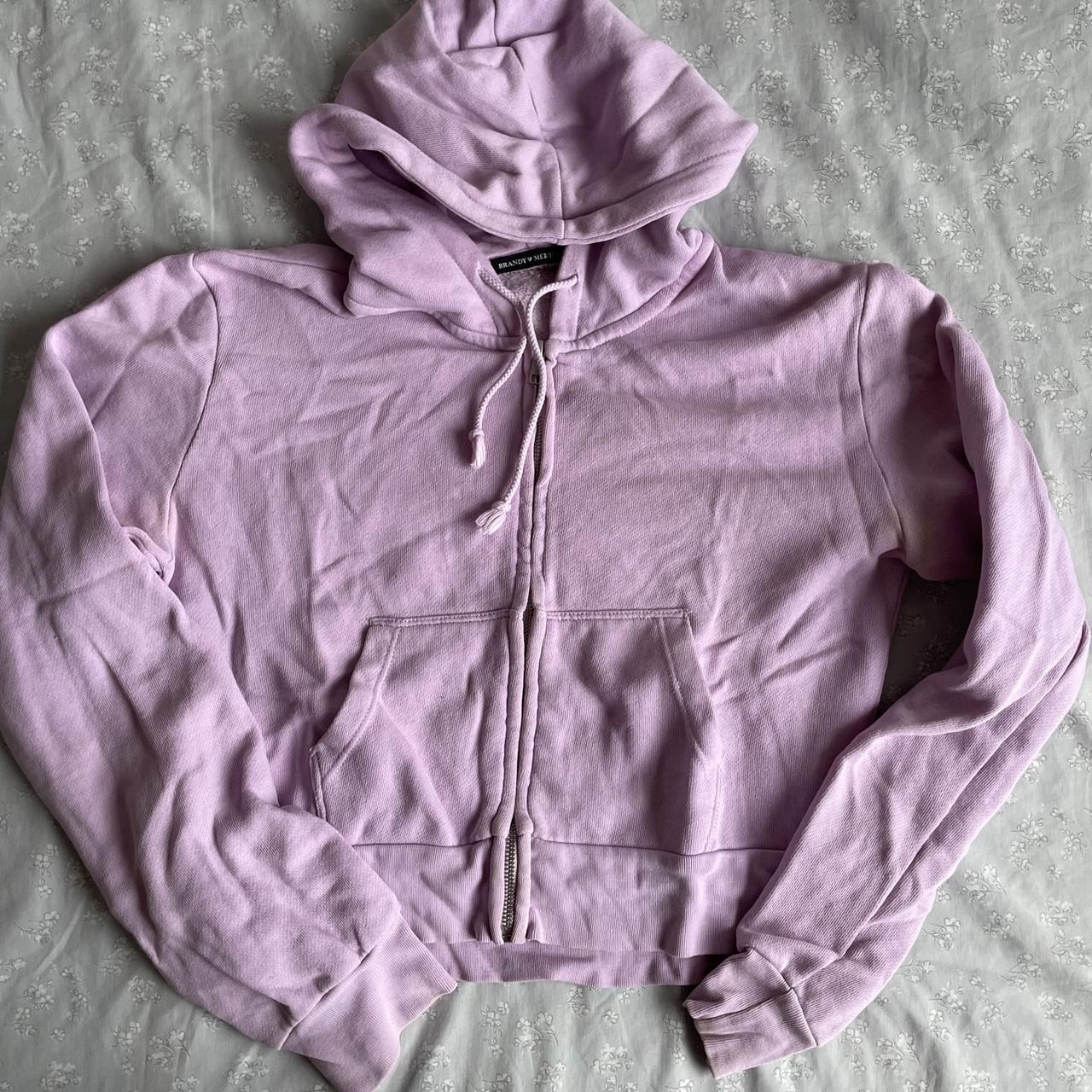 Brandy Melville pink lilac crystal hoodie Not sold