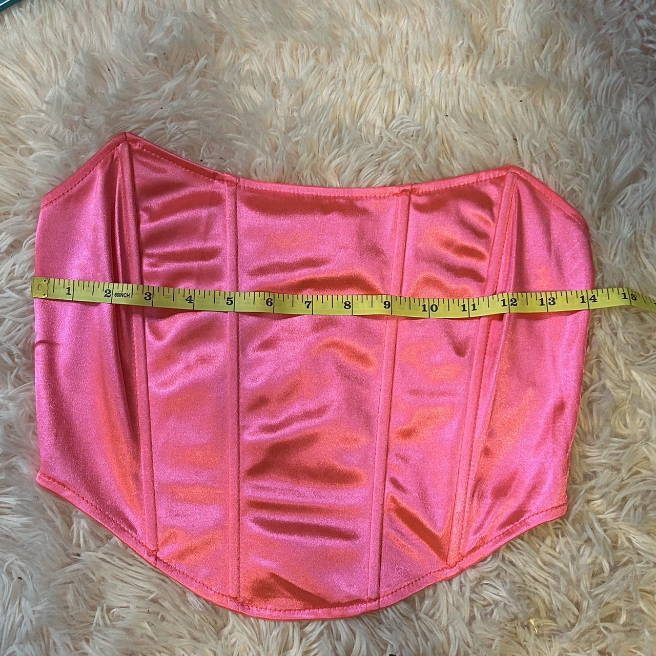 hot pink corset top i purchased from someone else on... - Depop