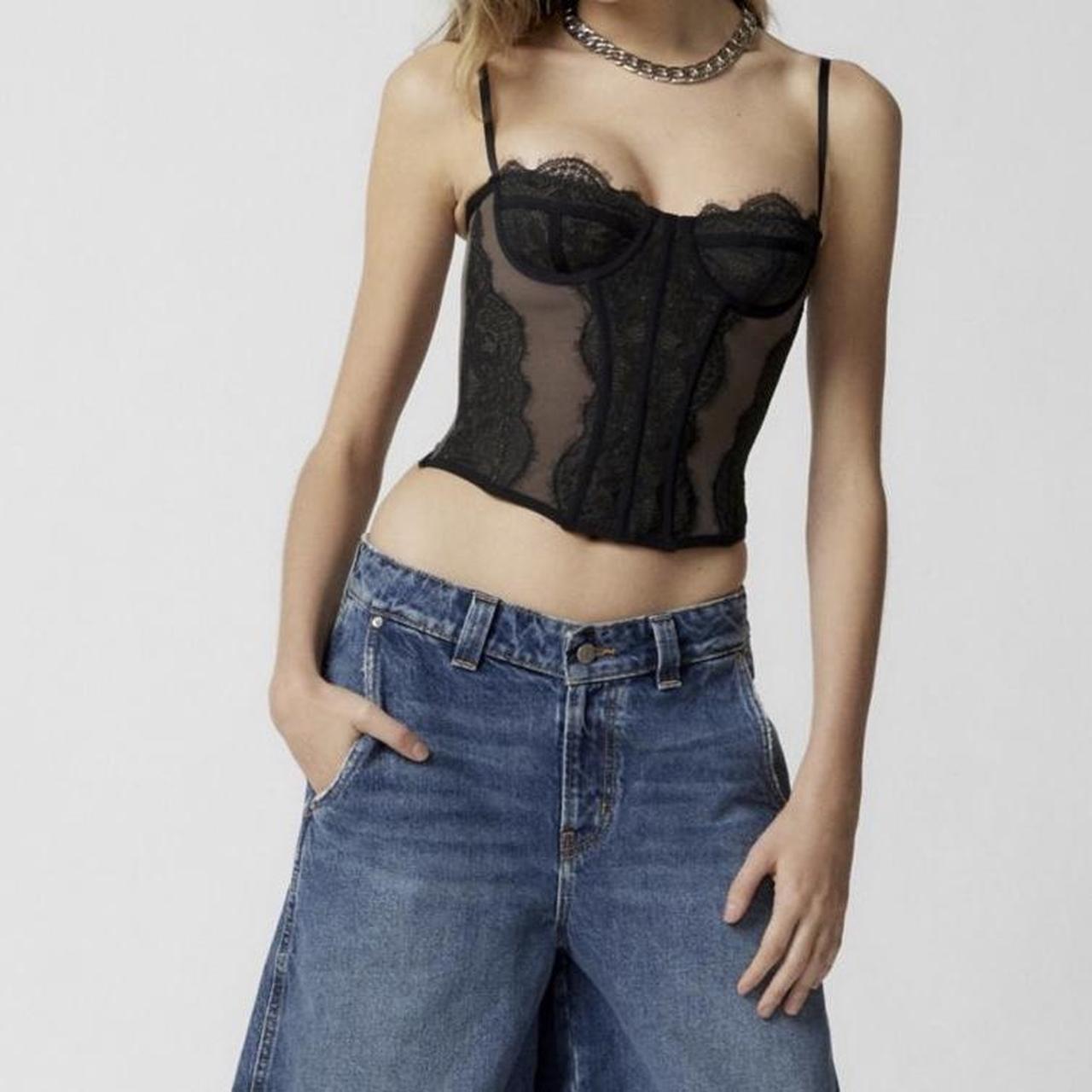 Urban Outfitters Modern Love Corset Size Medium Depop