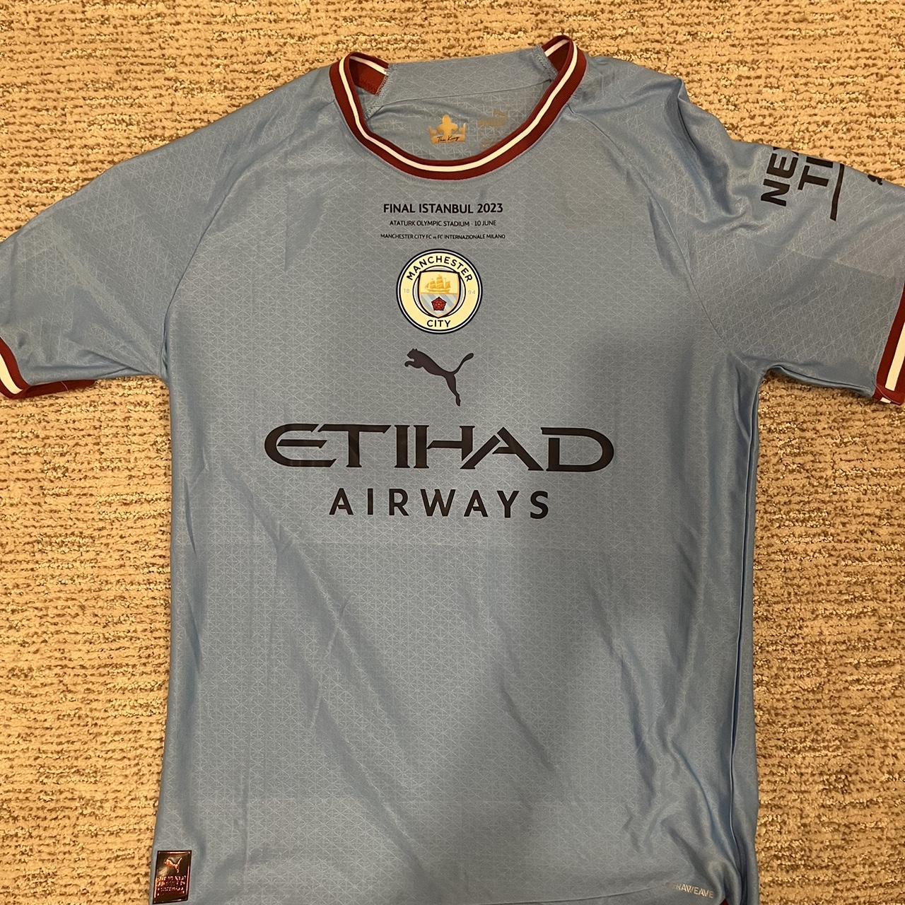 Erling Haaland Manchester City... - Depop