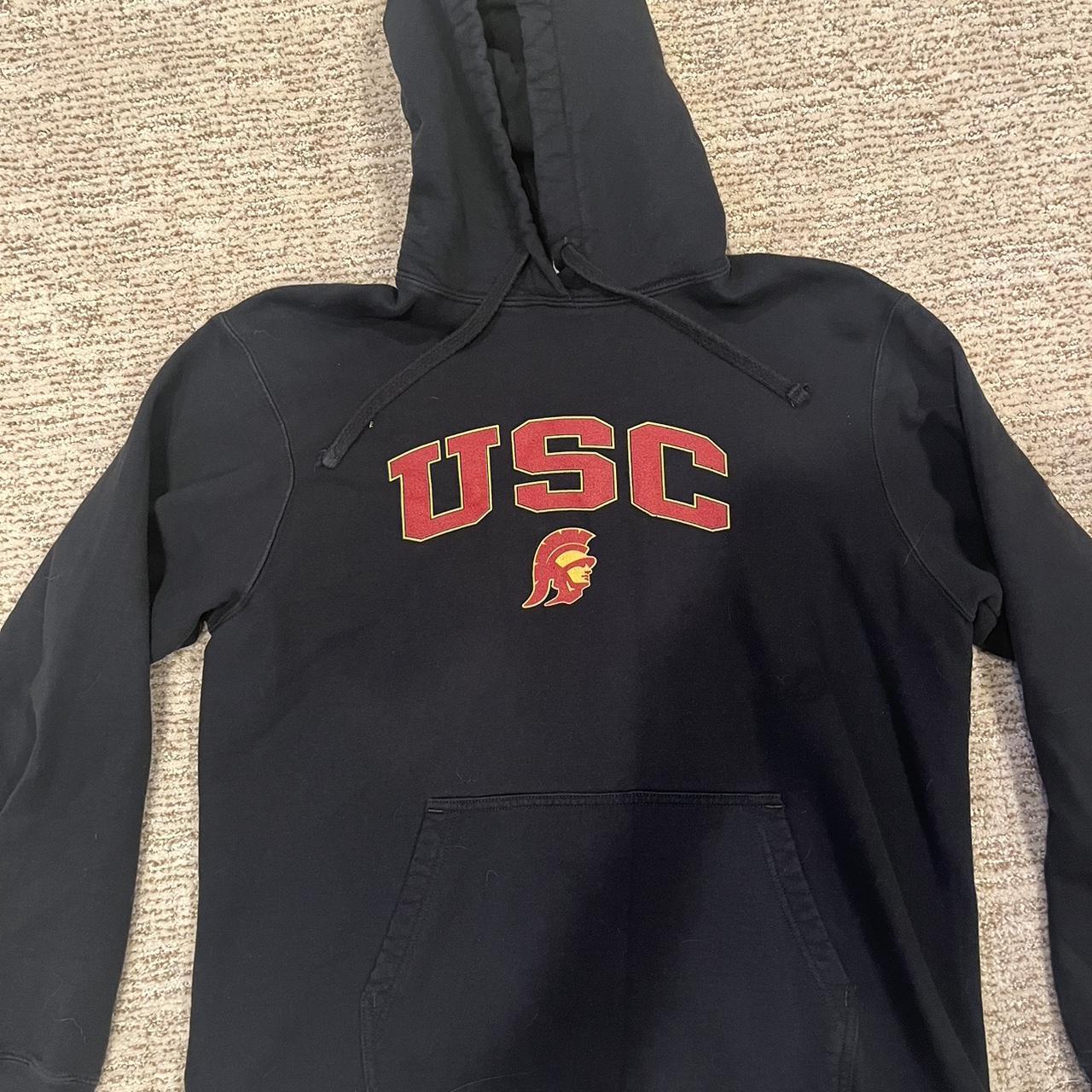 Men s Black USC Trojans Hoodie Size Large Black