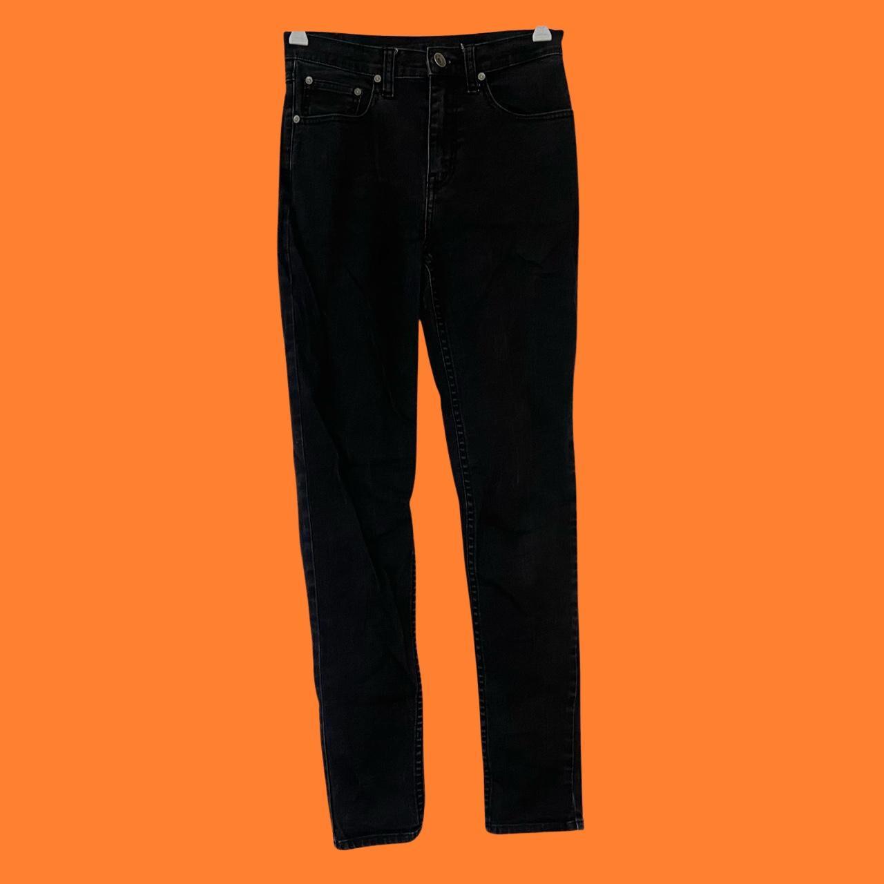 Silent theory black skinny jeans, high waisted. No... Depop