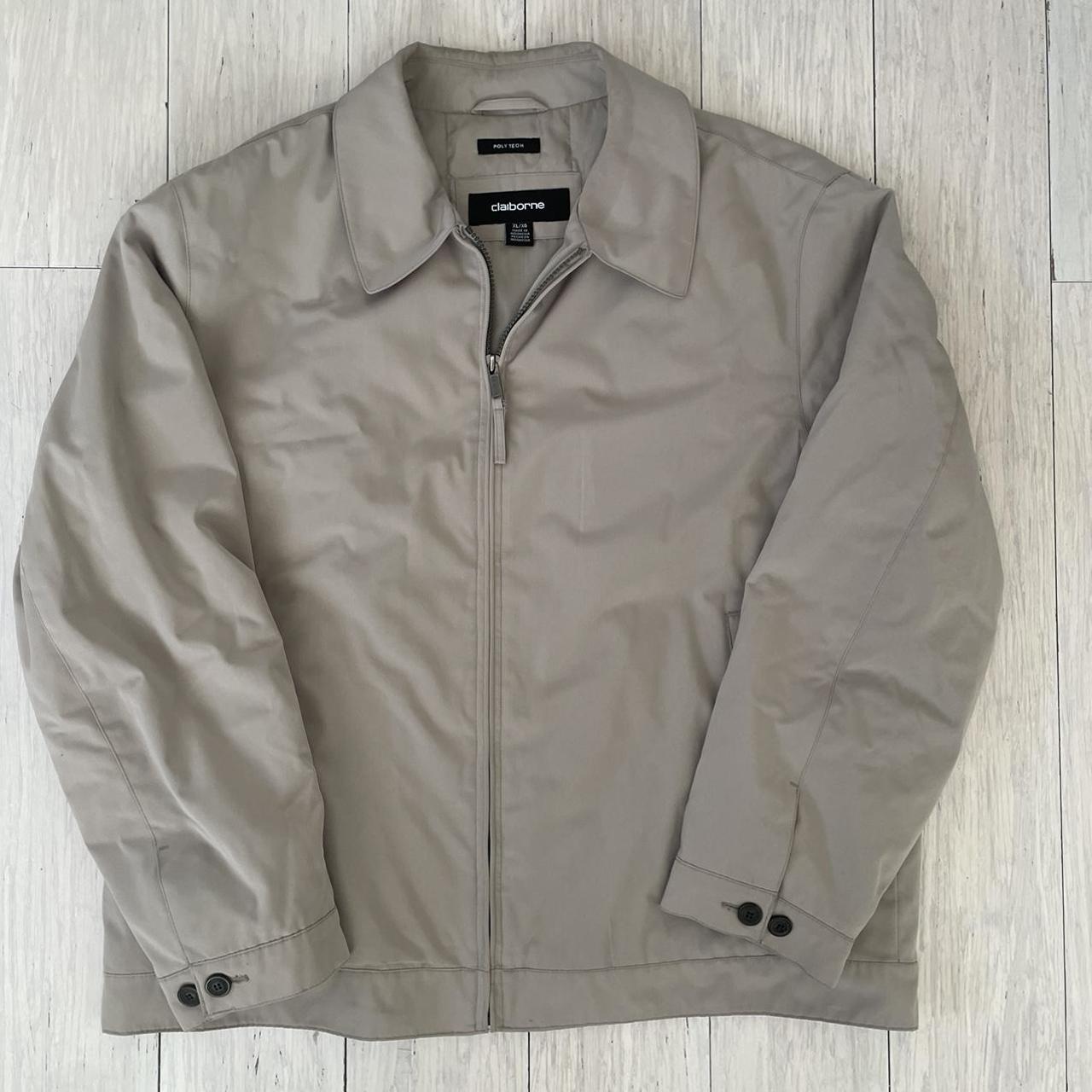 Liz Claiborne Men's Tan Jacket | Depop