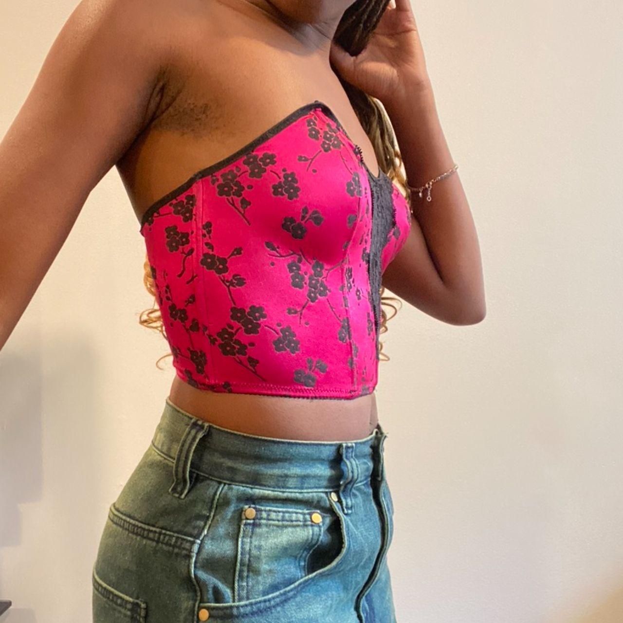 Source Unknown Women's Corset - Pink/Multi - 0 – … - image 2