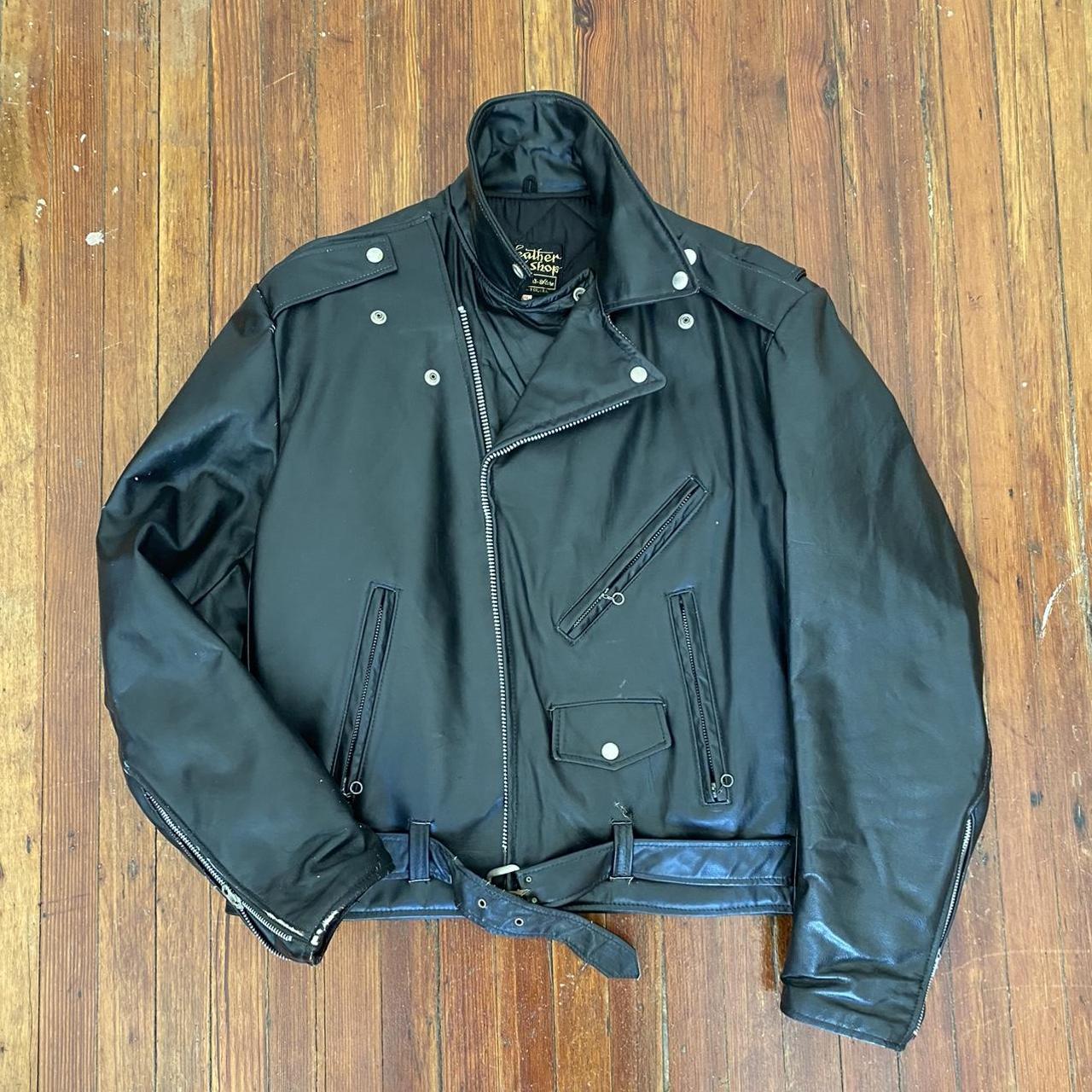 Beautifully distressed 70s leather jacket. It is in... - Depop