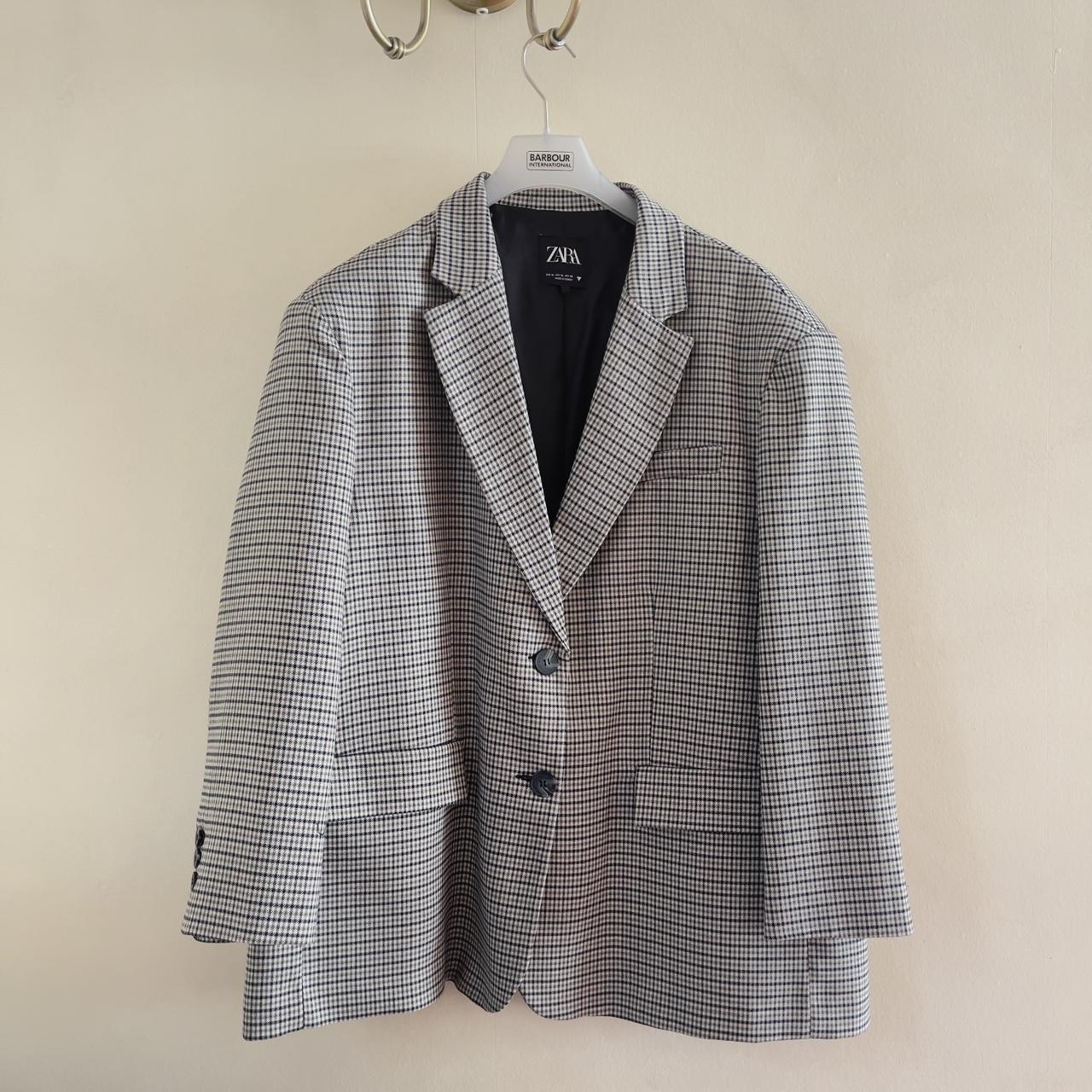 ZARA oversized check Size Can be Depop