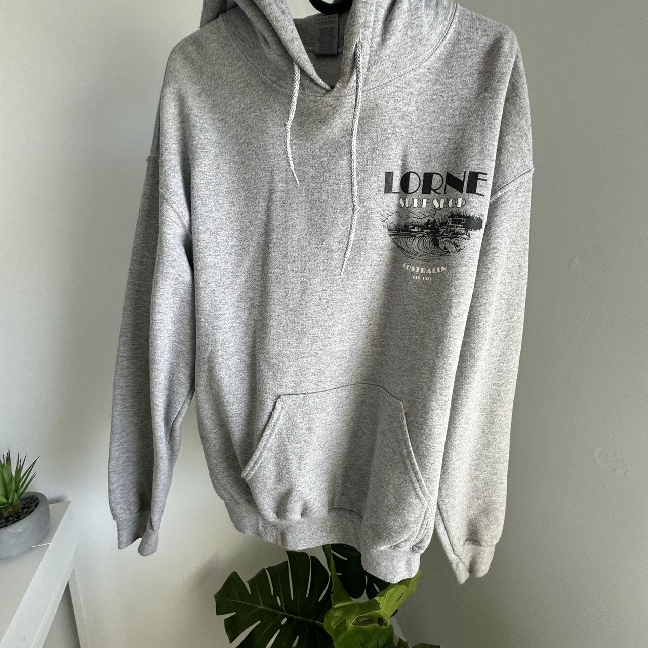 Lorne Surf Shop hoodie in grey - good condition -... - Depop