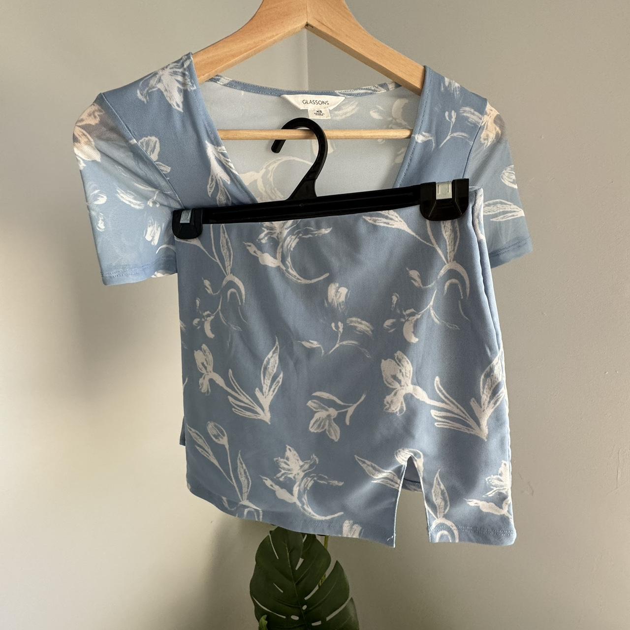 glassons blue two piece set can be bought and worn... Depop