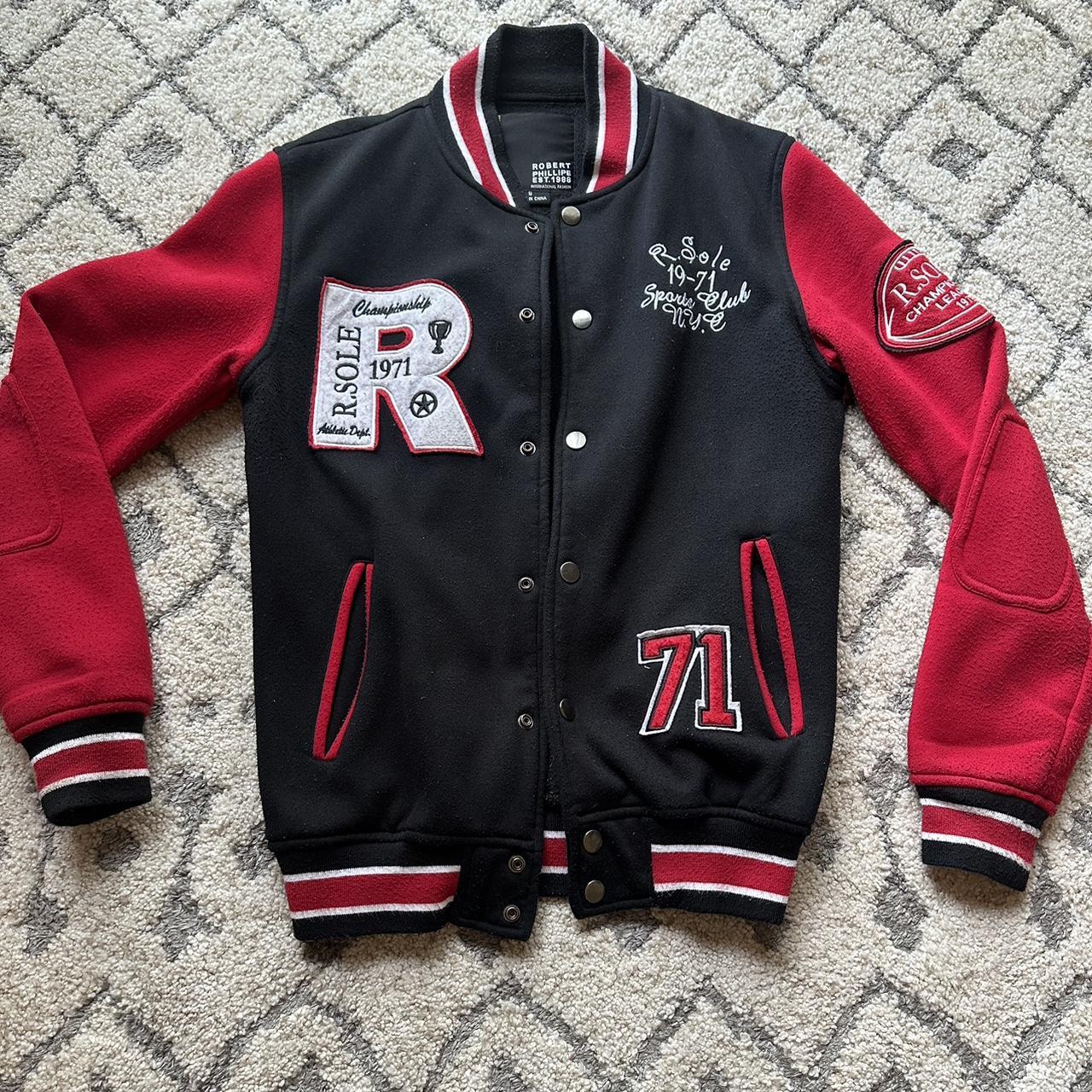 Robert Phillipe Turnt Letterman Jacket shops Size Men’s Large!