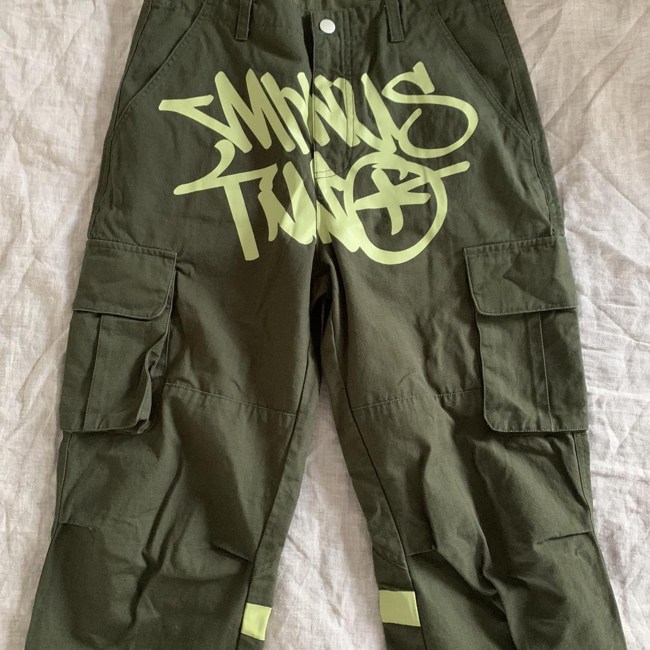 Men's Khaki and Green Trousers | Depop