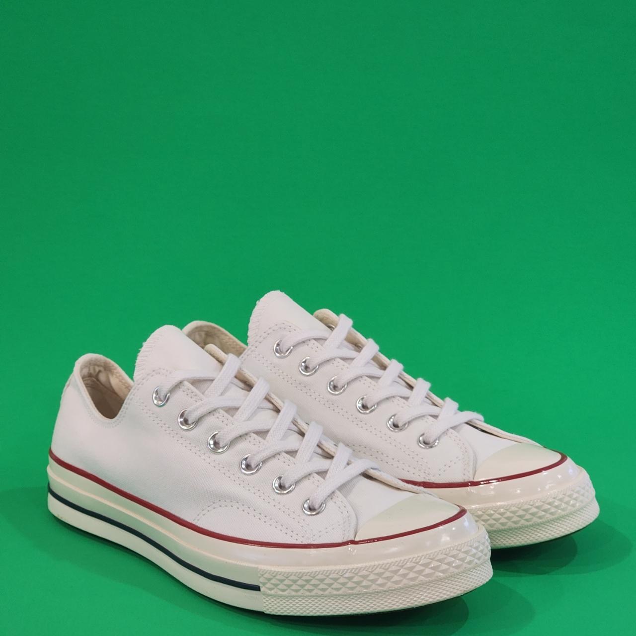 Converse Women's White Trainers Depop