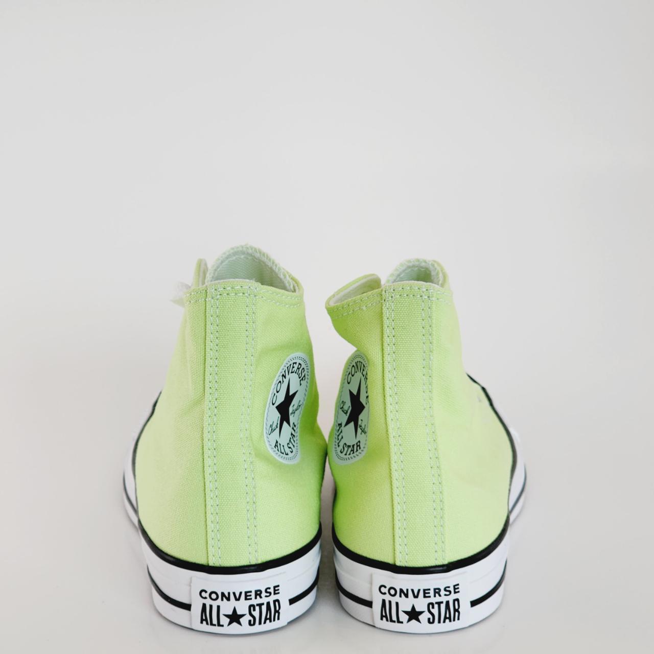 Converse lime store green high tops