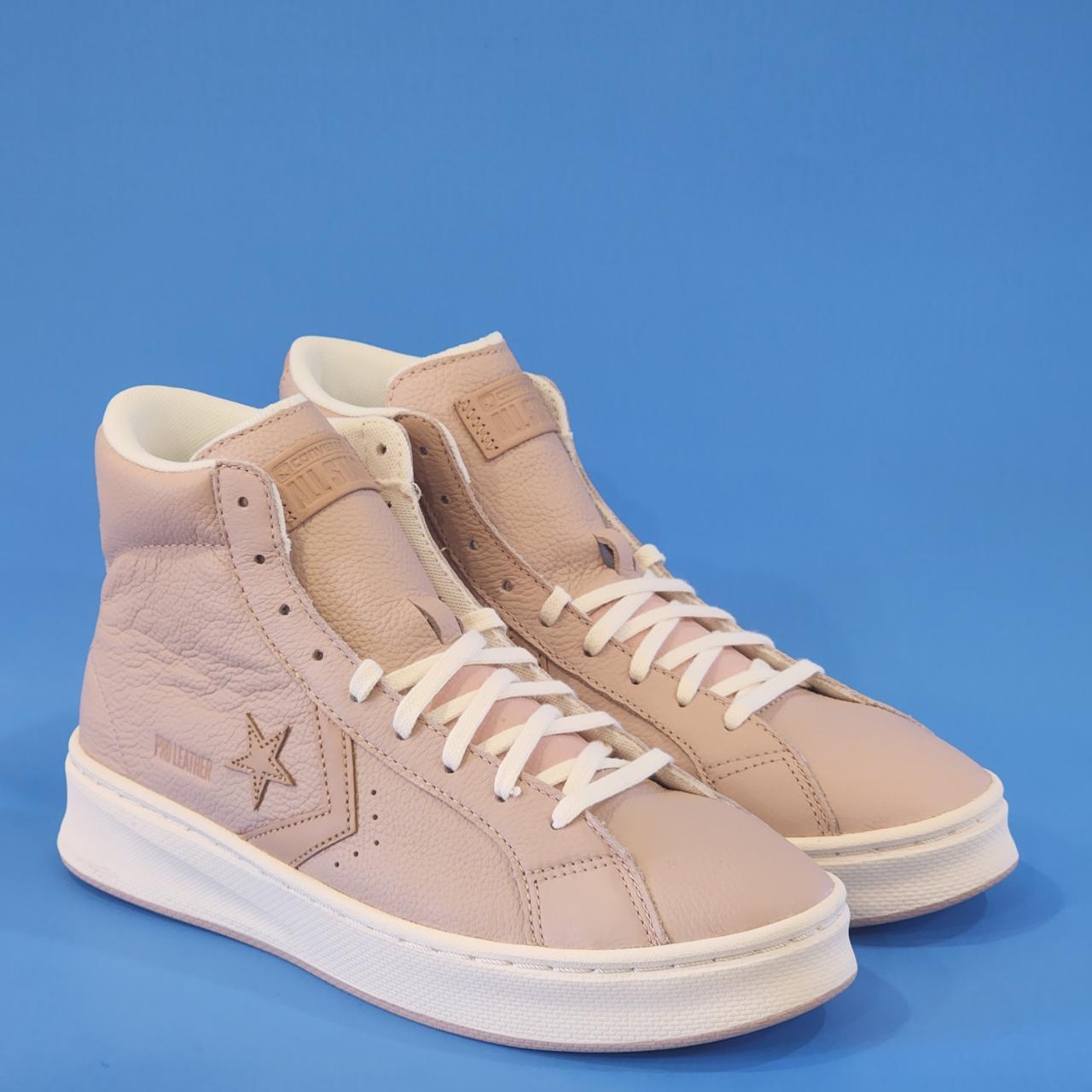 Converse Pro Leather High Top Pink Clay Earth Tones... - Depop