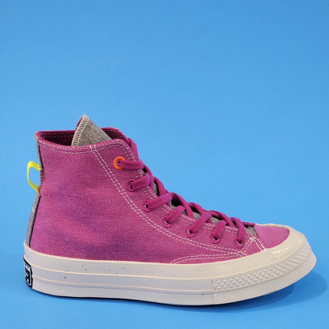 Converse grey cheap pink canvas