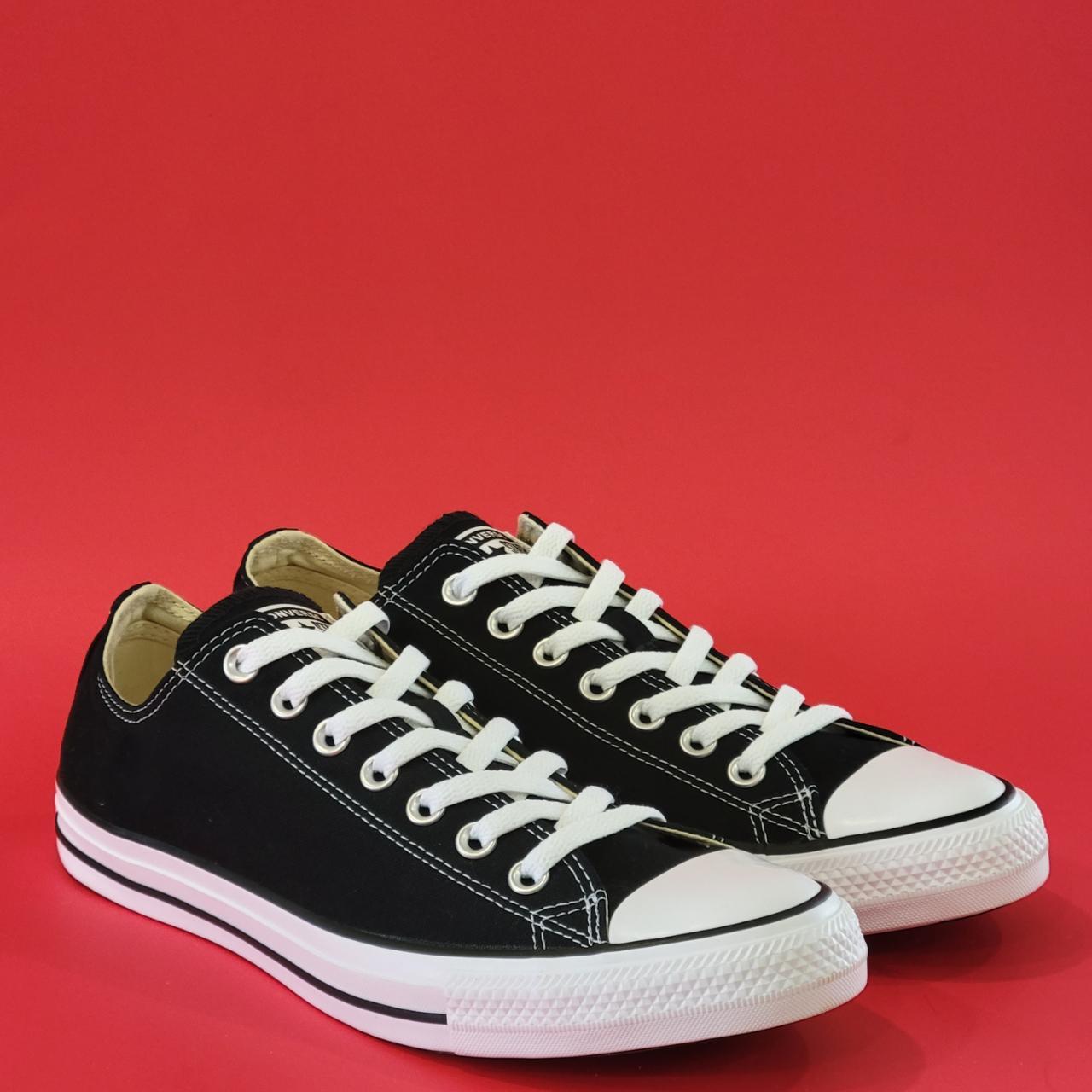 Mens black deals converse trainers