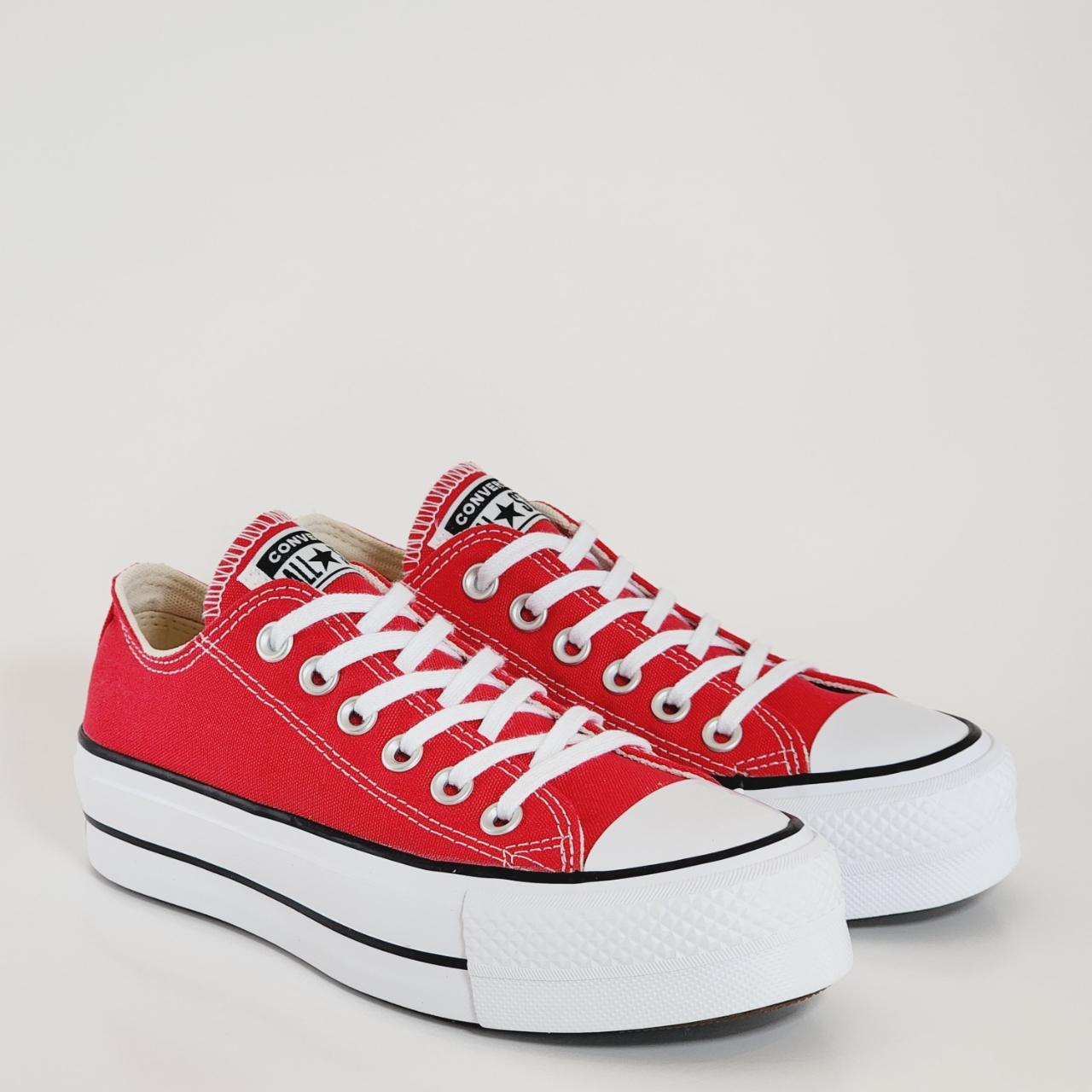 Cheap red converse womens best sale