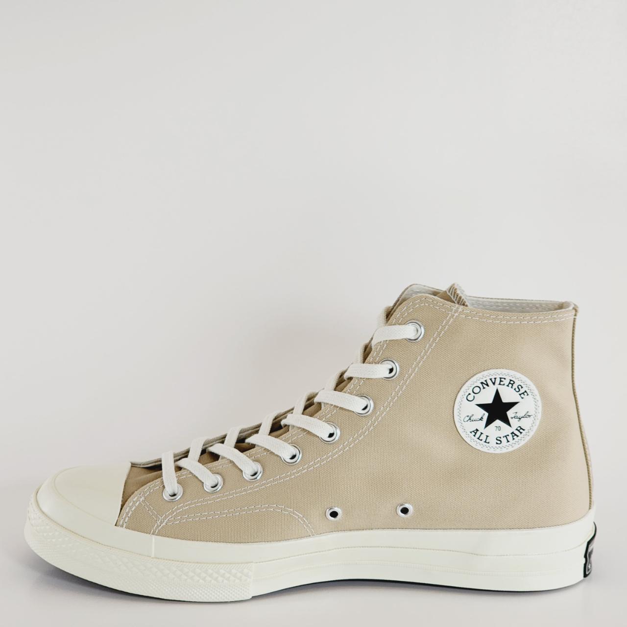 Converse Chuck 70 Hi High Top Tri-Panel Oat Milk Depop