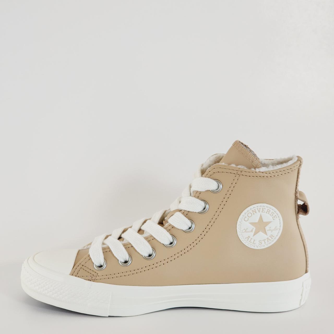 Tan high top converse online