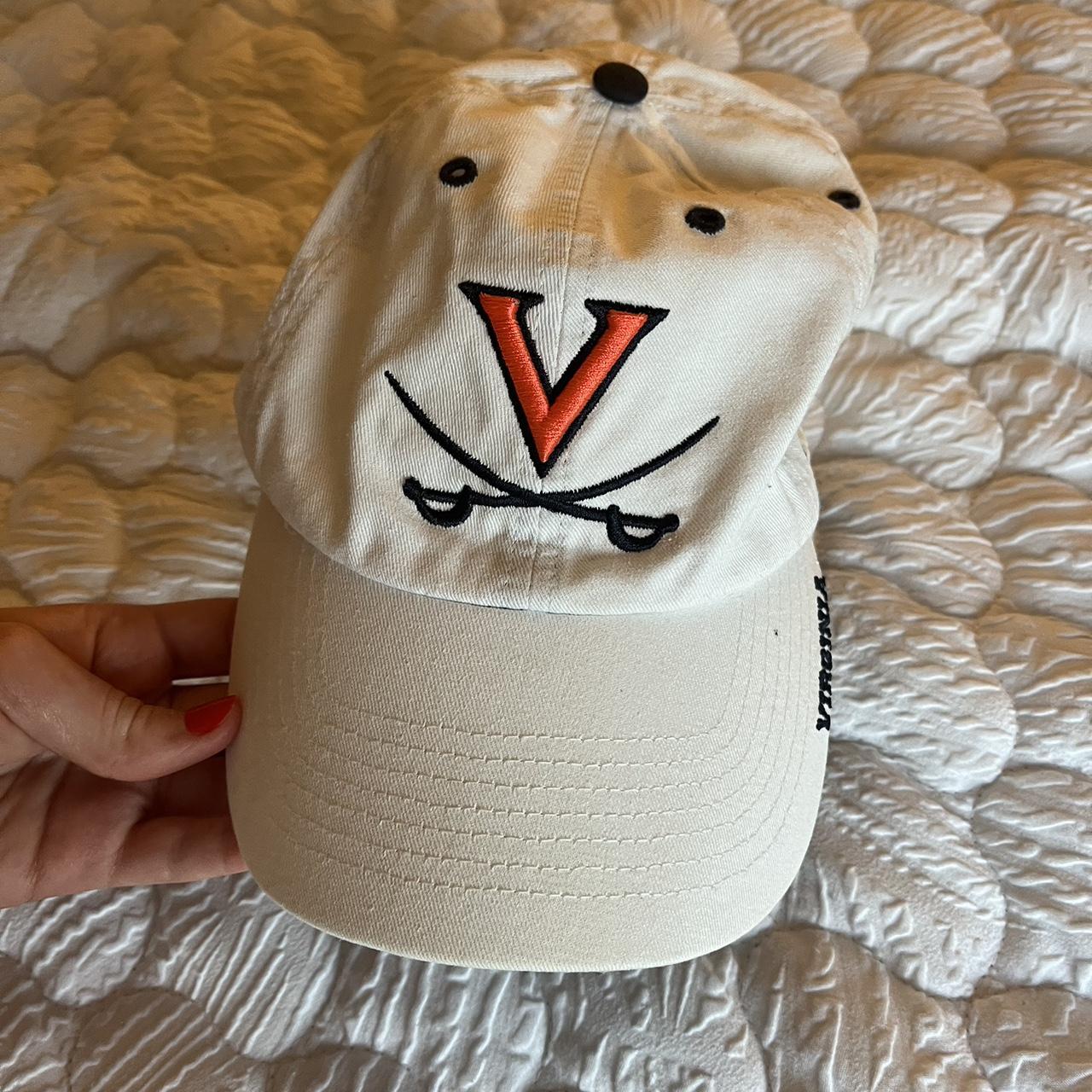 UVA white ball cap Baseball hat '47 Brand One size - Depop