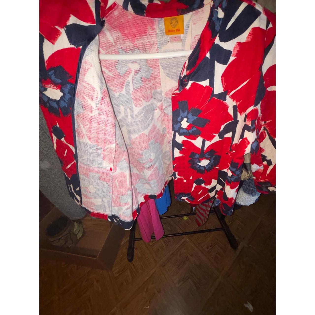 Ruby Rd. Women's Tailored jacket - Red/Blue - 16 … - image 2