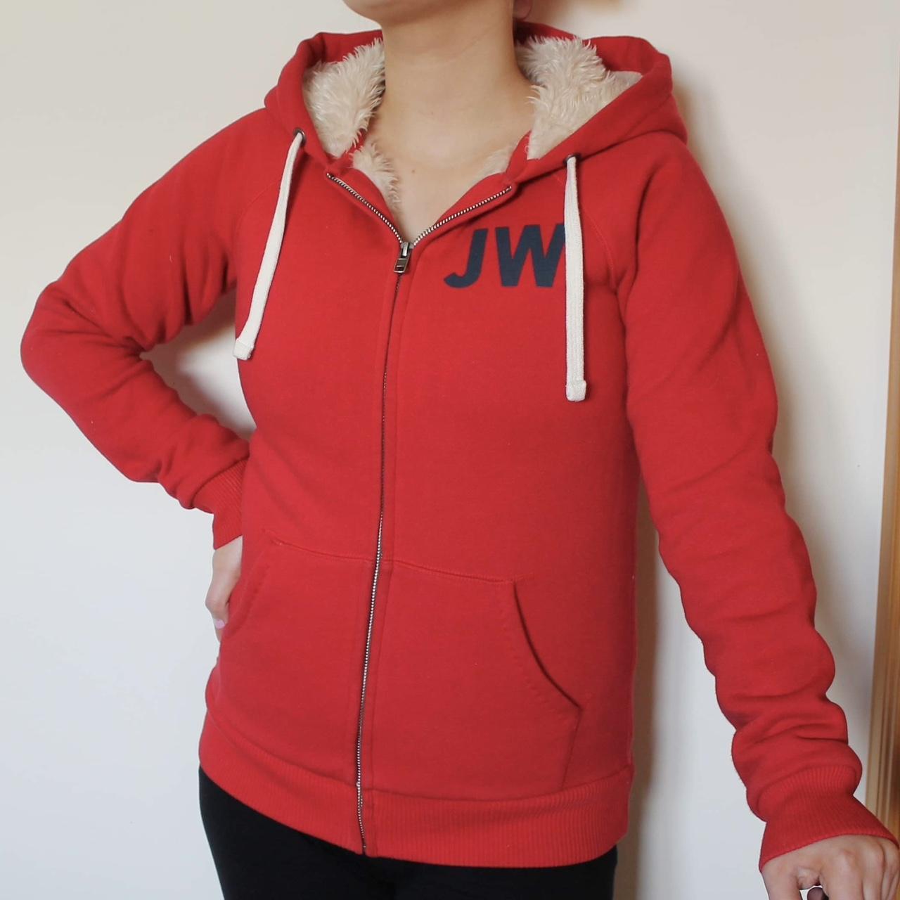 Jack wills red hoodie hotsell