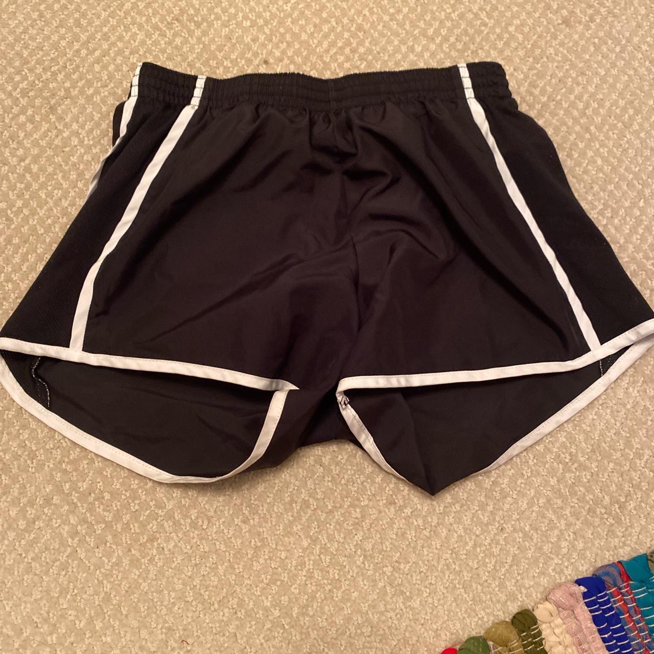 black and white athletic shorts athletic sport... Depop