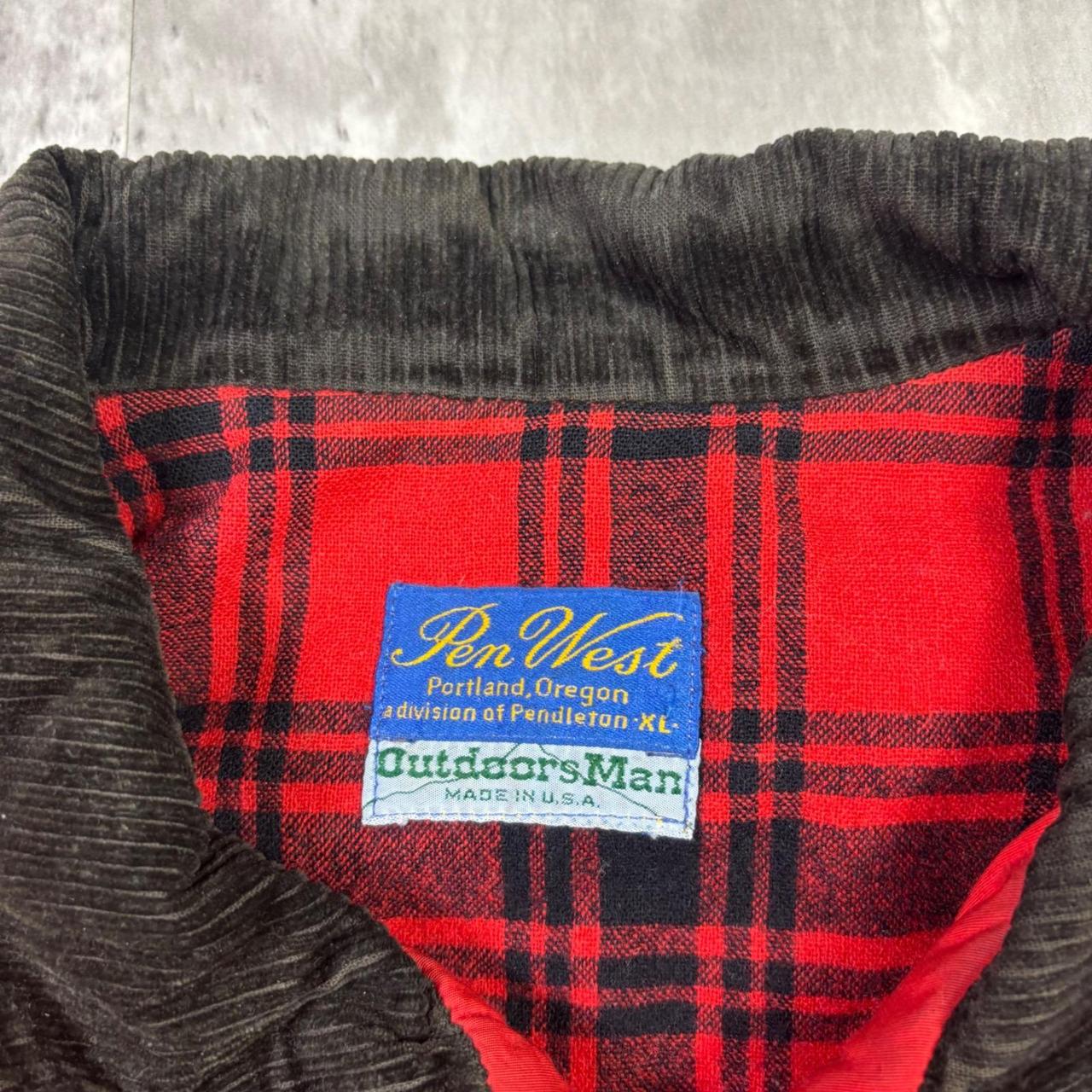 Pendleton Men's Lightweight Jacket - Red/Brown - … - image 5