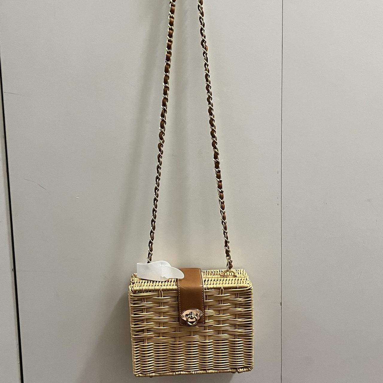 J. McLaughlin Noor Wicker Clutch