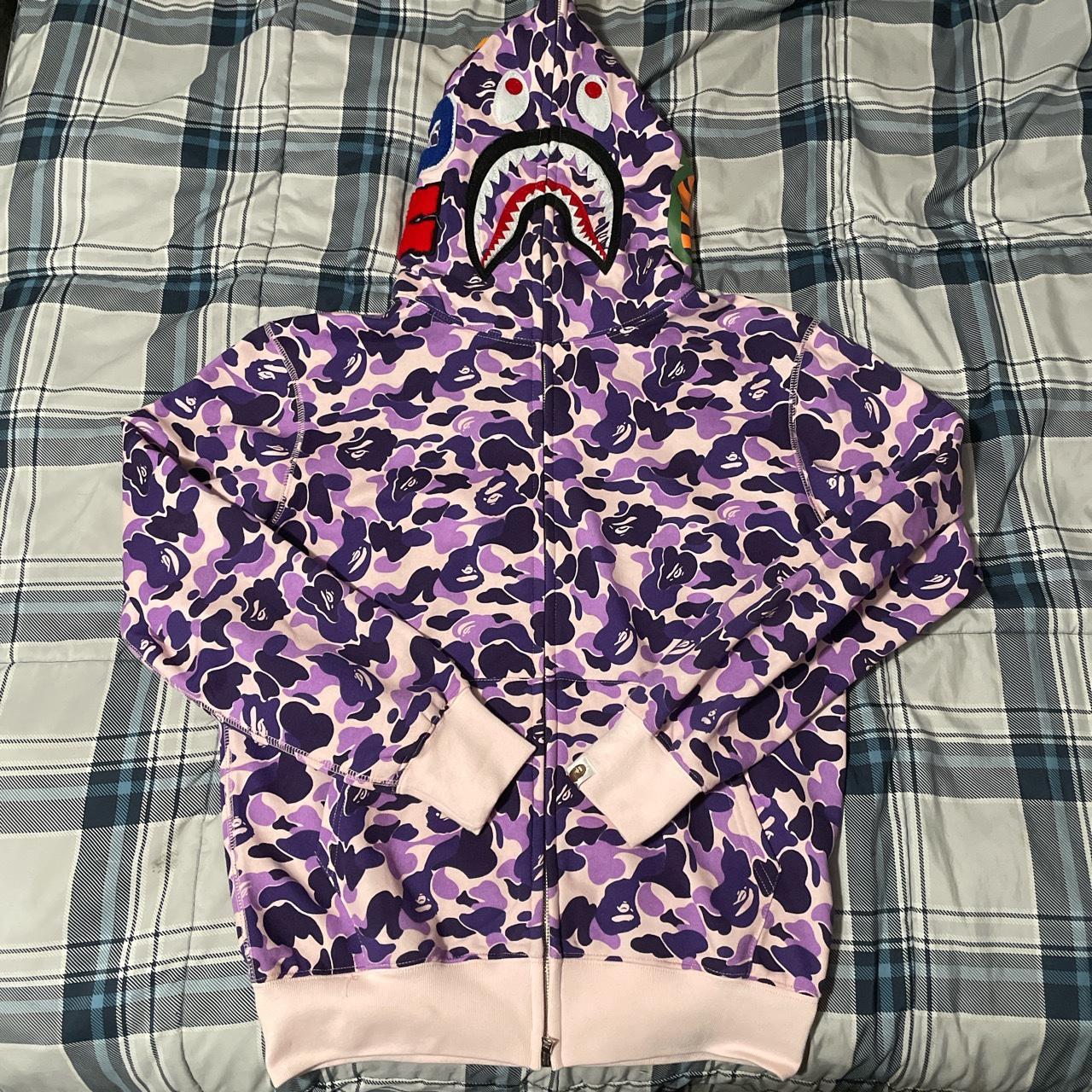 Purple Bape Hoodie
 Authentic Purple Bape Hoo Size L Brand new Didn’t Depop