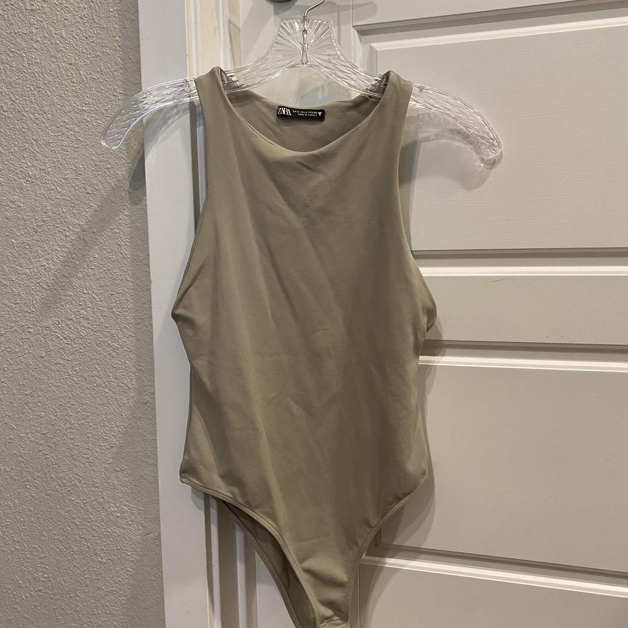 ZARA extremely smooth seamless bodysuit (love this—... Depop