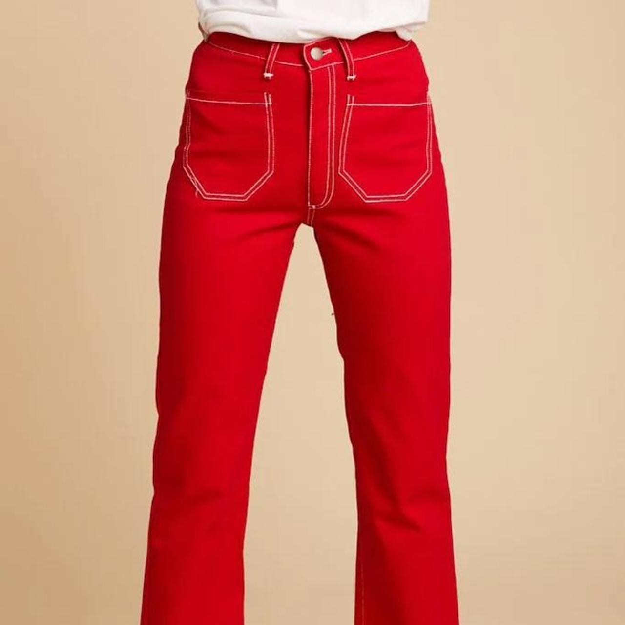 Lykke Wullf Women's Red Jeans