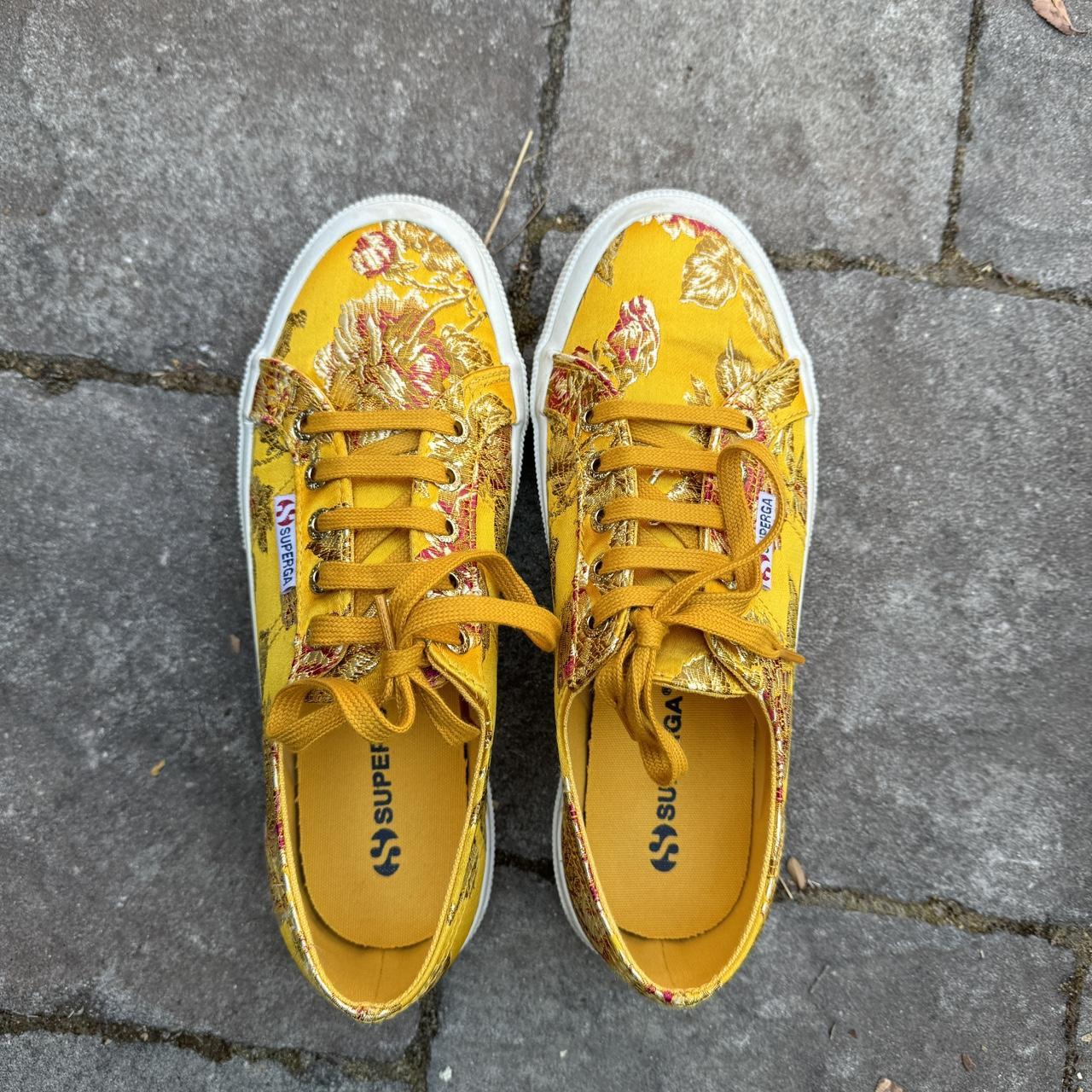 Superga yellow shoes online