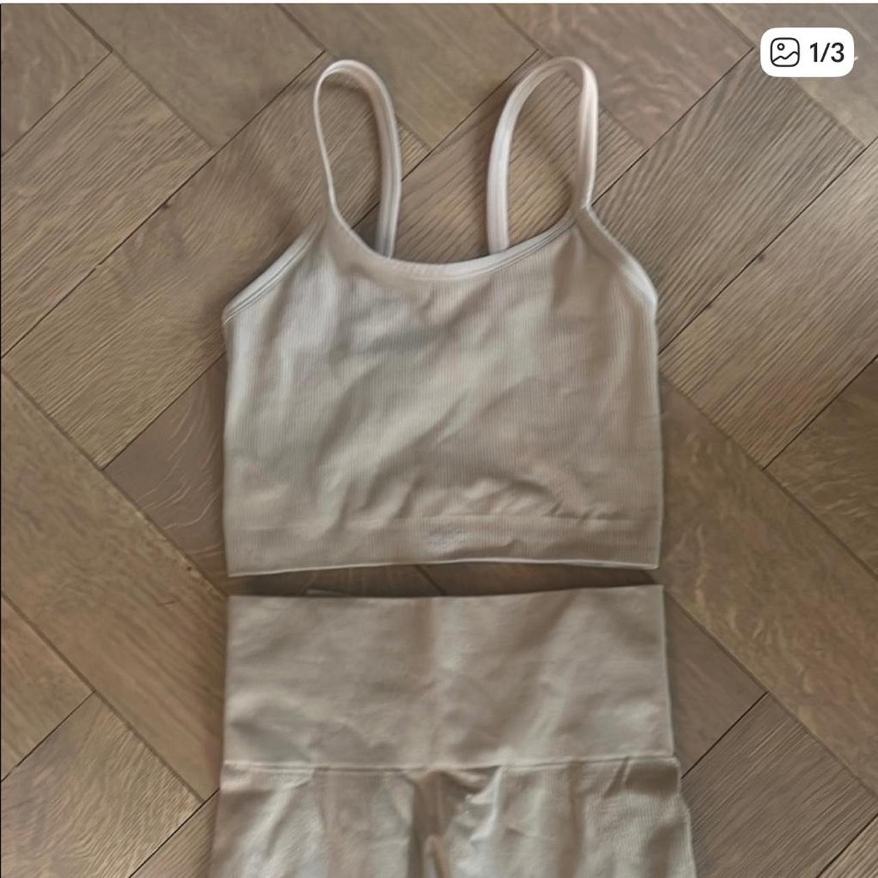 Set Active Women's Leggings - Tan/Cream - XS – Se… - image 1