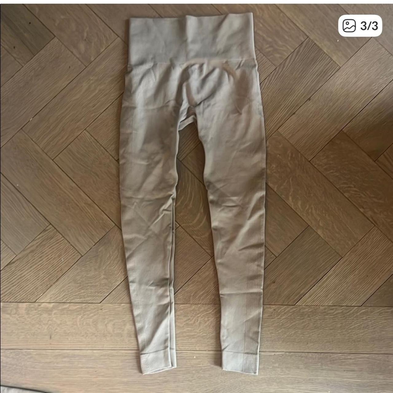 Set Active Women's Leggings - Tan/Cream - XS – Se… - image 3