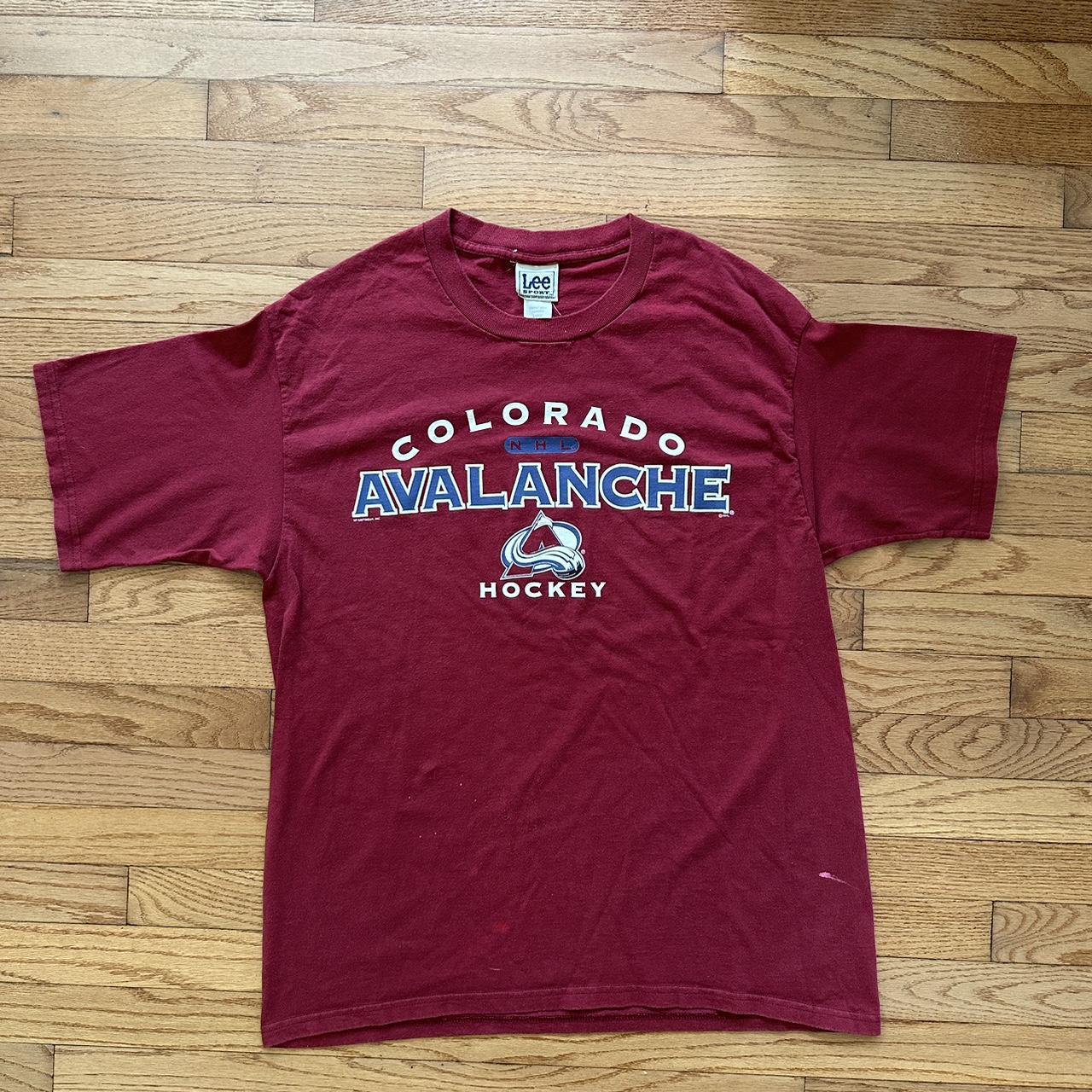 Vintage Colorado Avalanche Hockey Jersey - Tag Size: - Depop