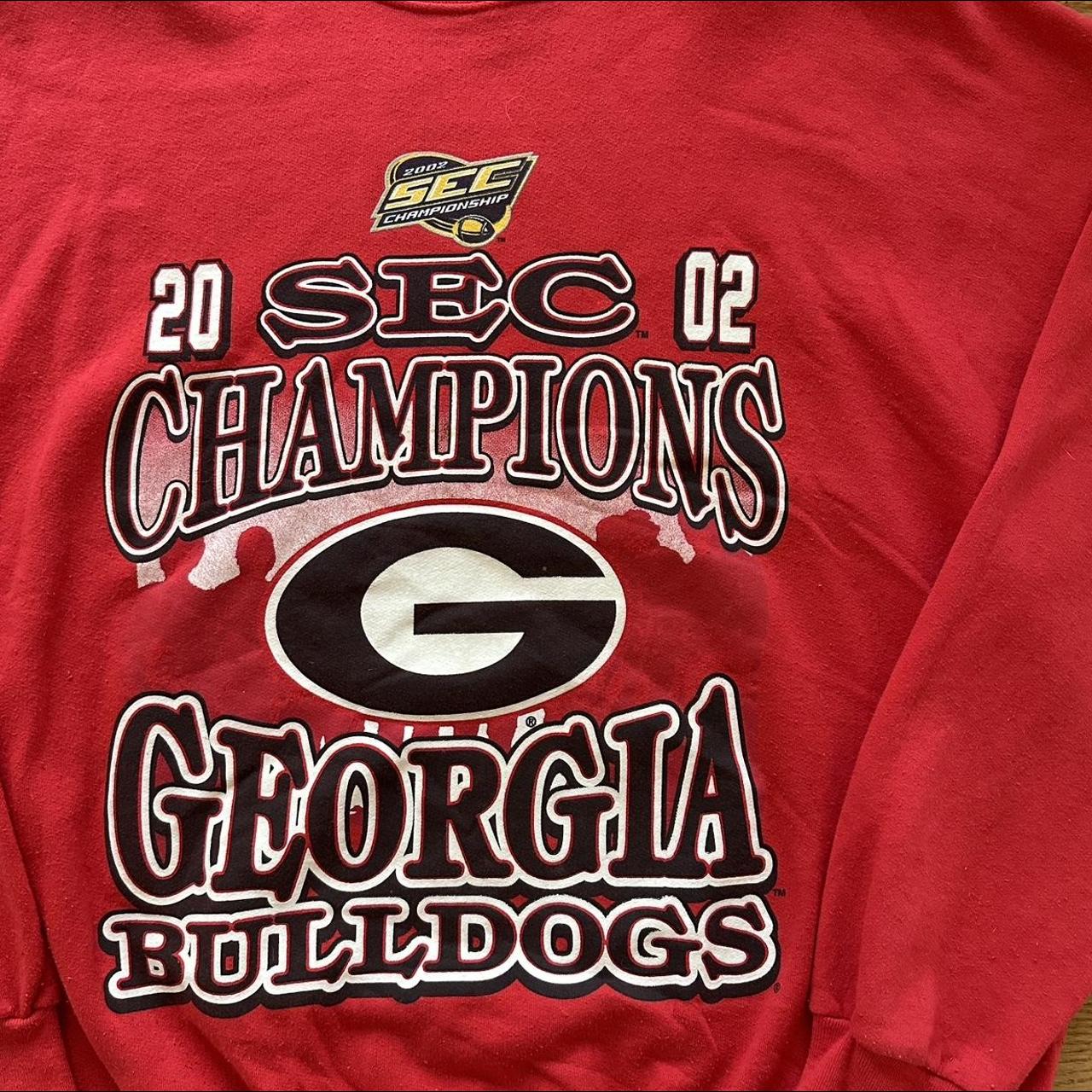 Vintage 2002 Georgia Bulldogs SEC Champions NCAA... - Depop