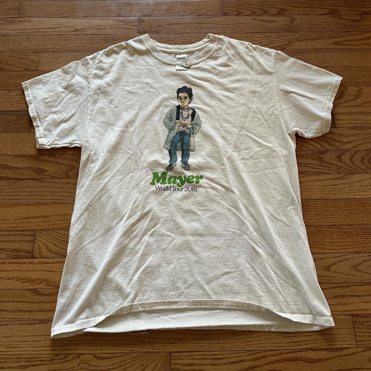 john mayer world tour t shirt