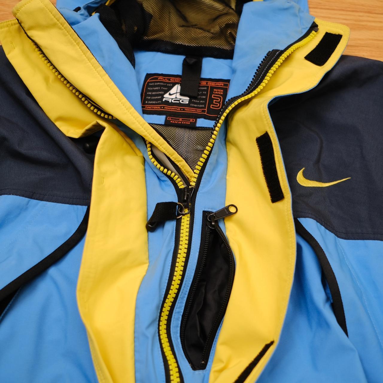Nike ACG Men's Nylon Jacket - Blue/Black - L – Vintage Y2K Nike