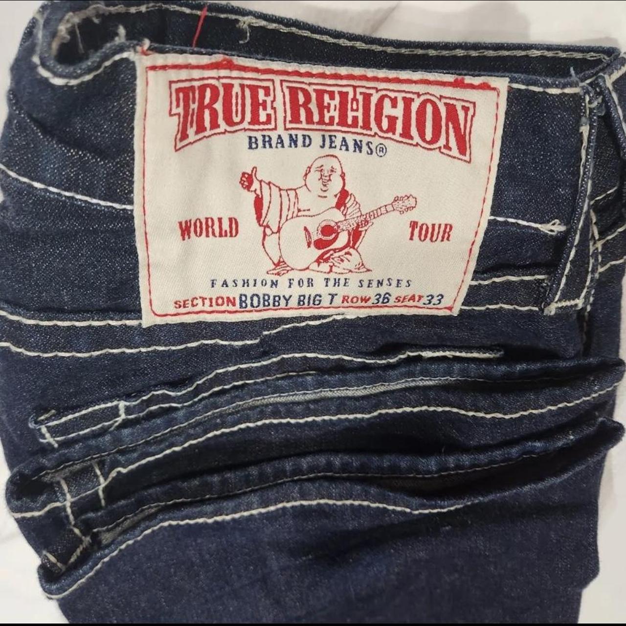 true religion 36x33 flare / bootcut dark... - Depop