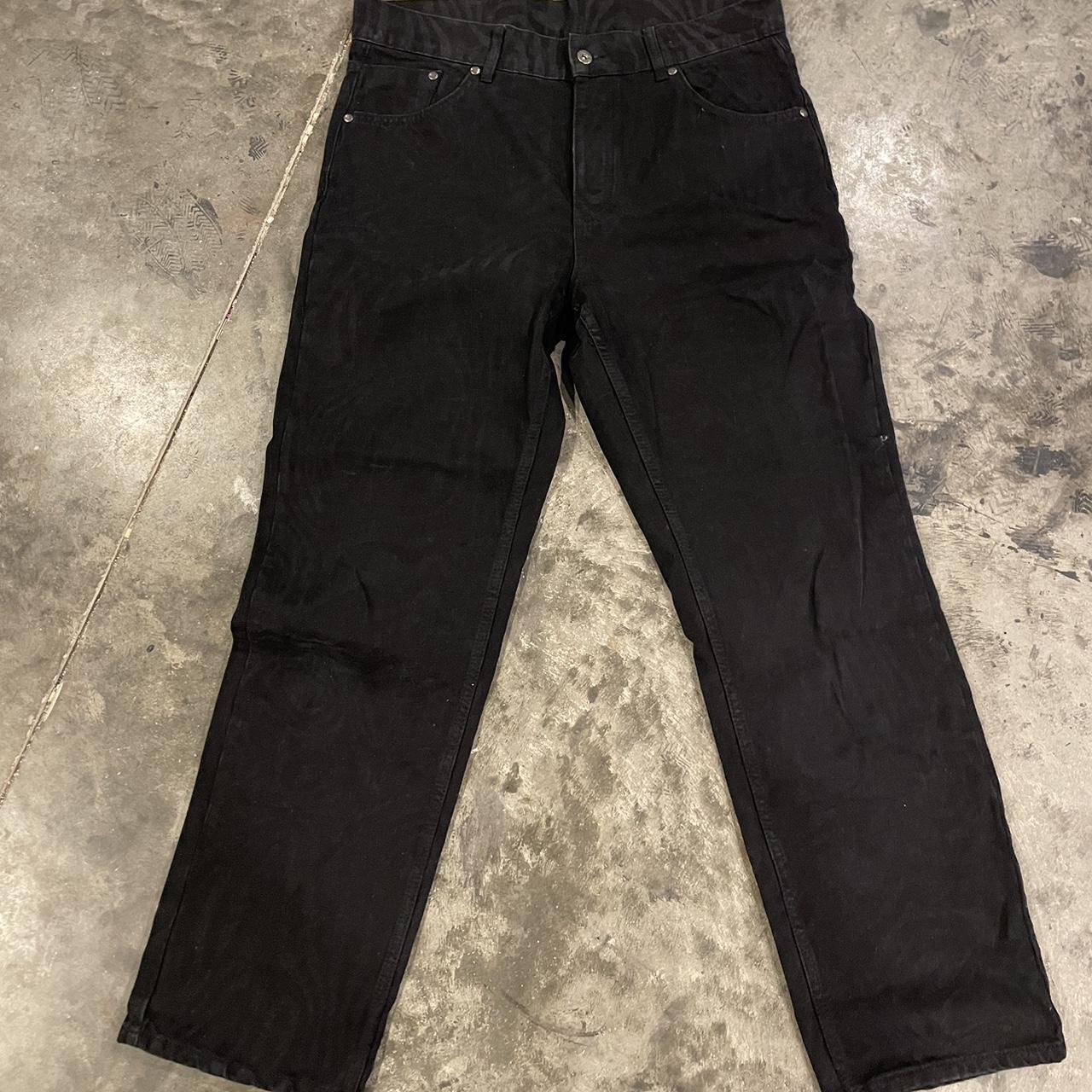 The Ragged Priest Men's Black Trousers | Depop