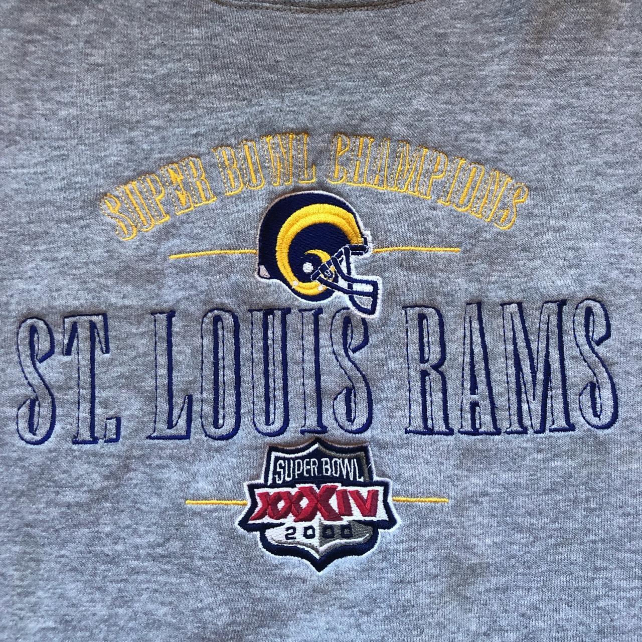 vintage 2000 saint louis rams super bowl - Depop