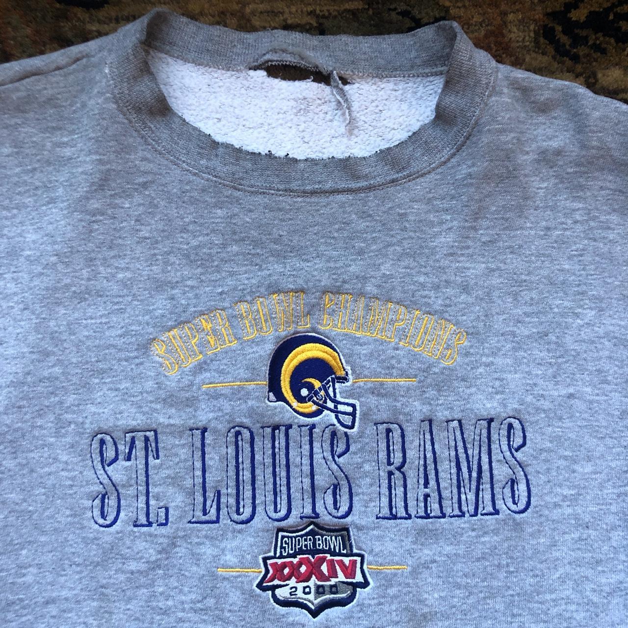 vintage 2000 saint louis rams super bowl - Depop