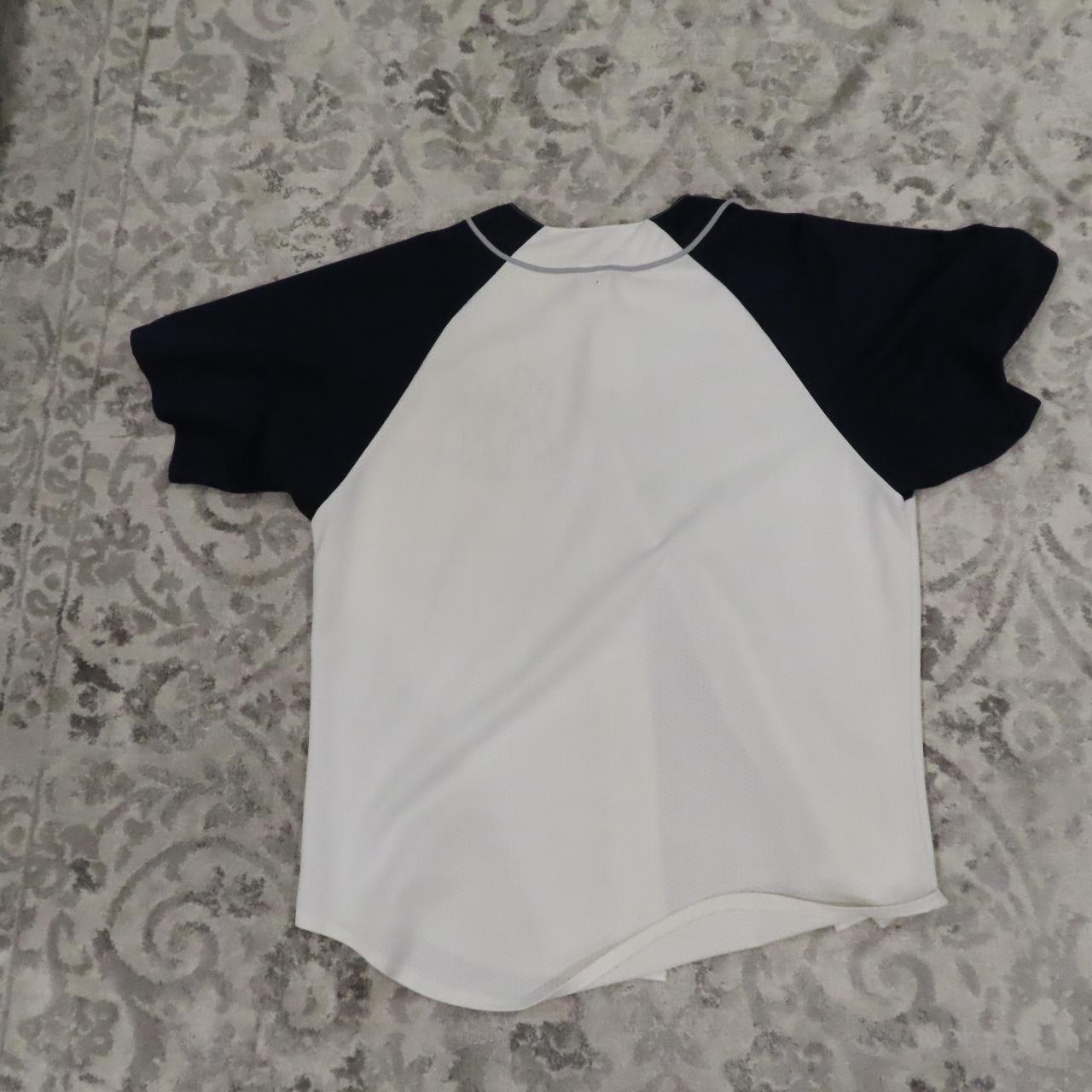 Vintage Majestic New York Yankees Mesh Jersey White - Depop