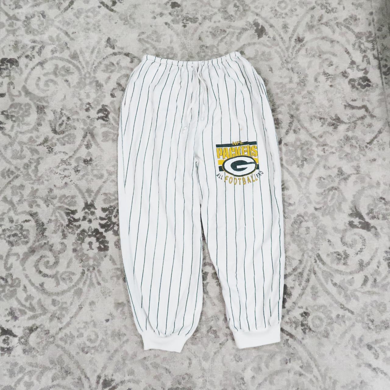 vintage 90s green bay packers sweatpants. size - Depop