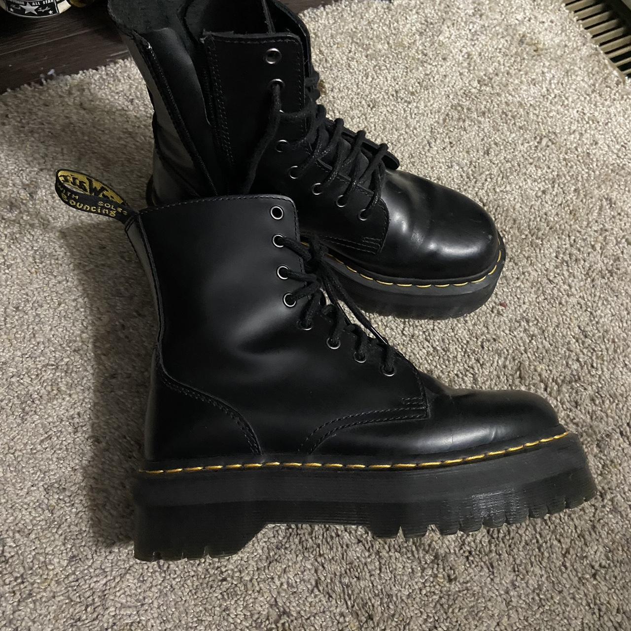 Platform Doc Martens Jadon Boots, Barely worn, these... - Depop