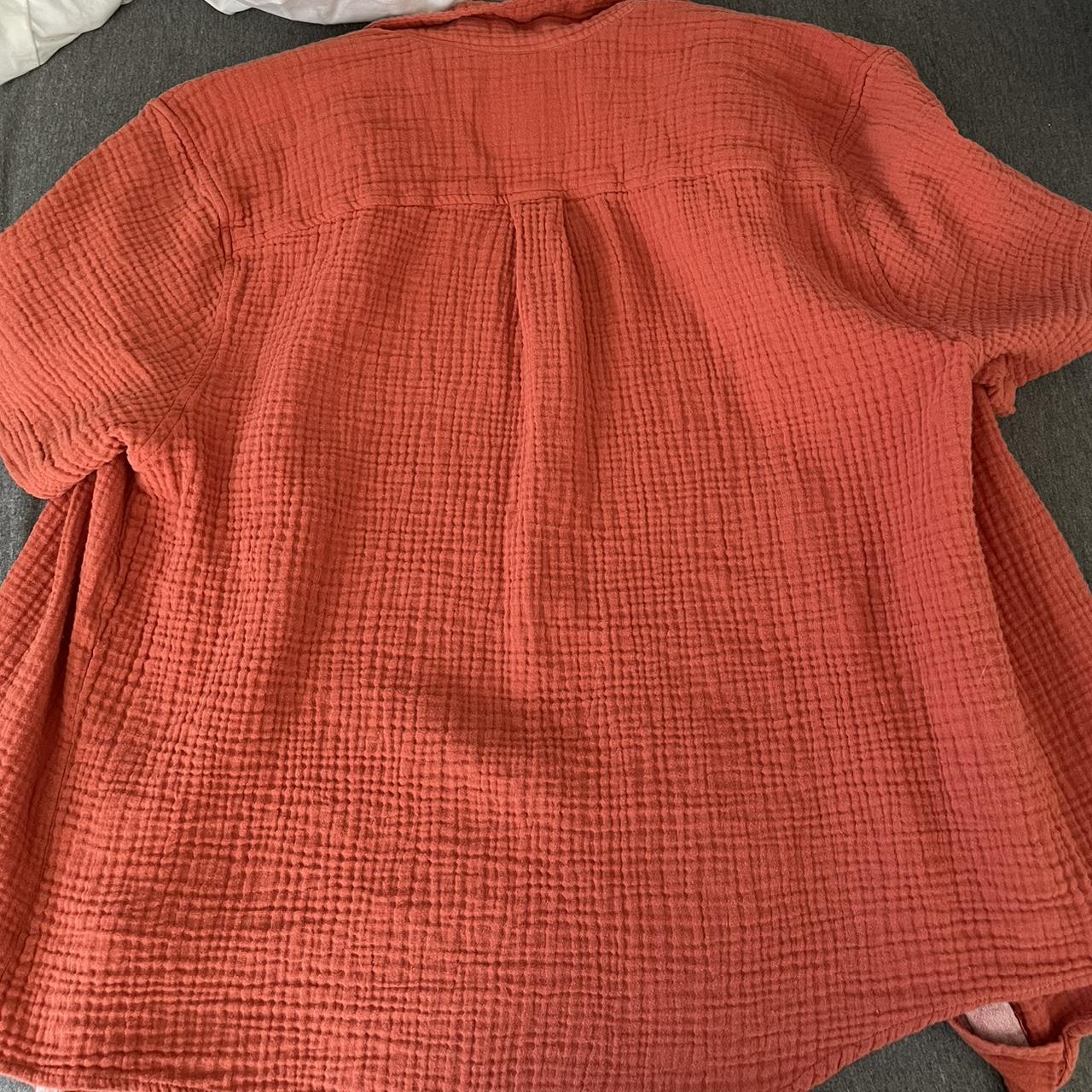 Target Women's Orange Shirt Depop
